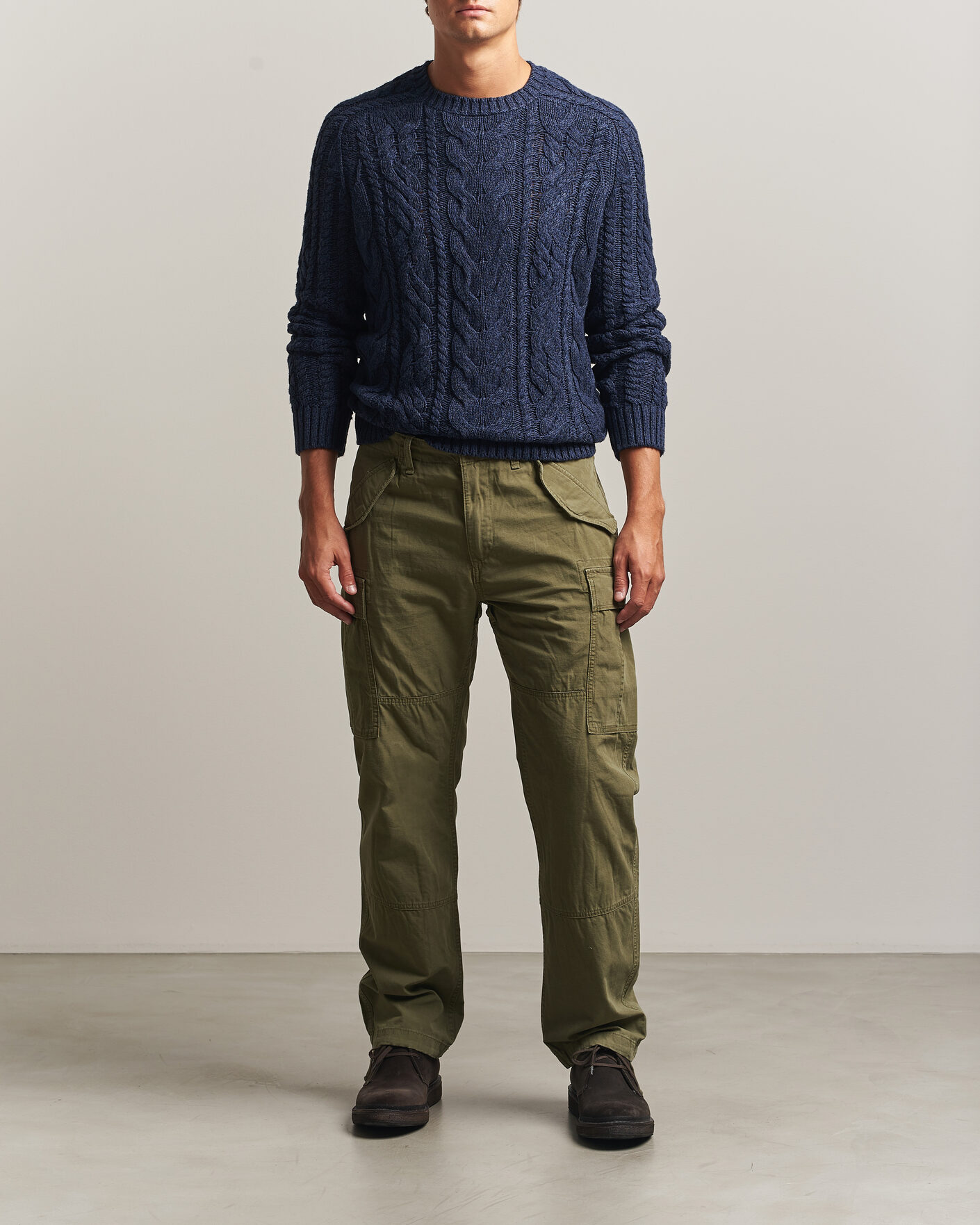 Mies | Housut | Polo Ralph Lauren | Rustic Canvas Cargo Pants Outdoors Olive