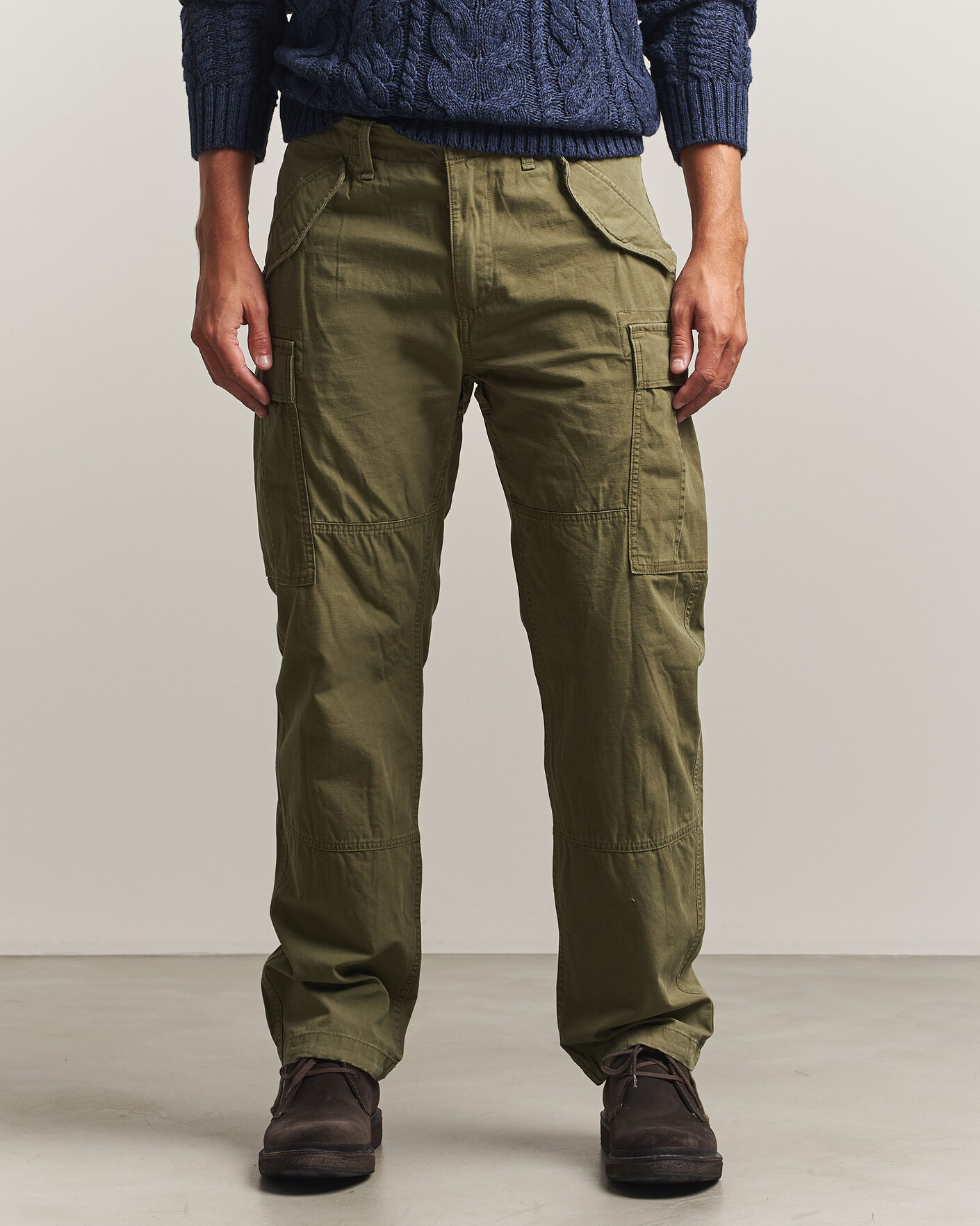 Mies | Housut | Polo Ralph Lauren | Rustic Canvas Cargo Pants Outdoors Olive