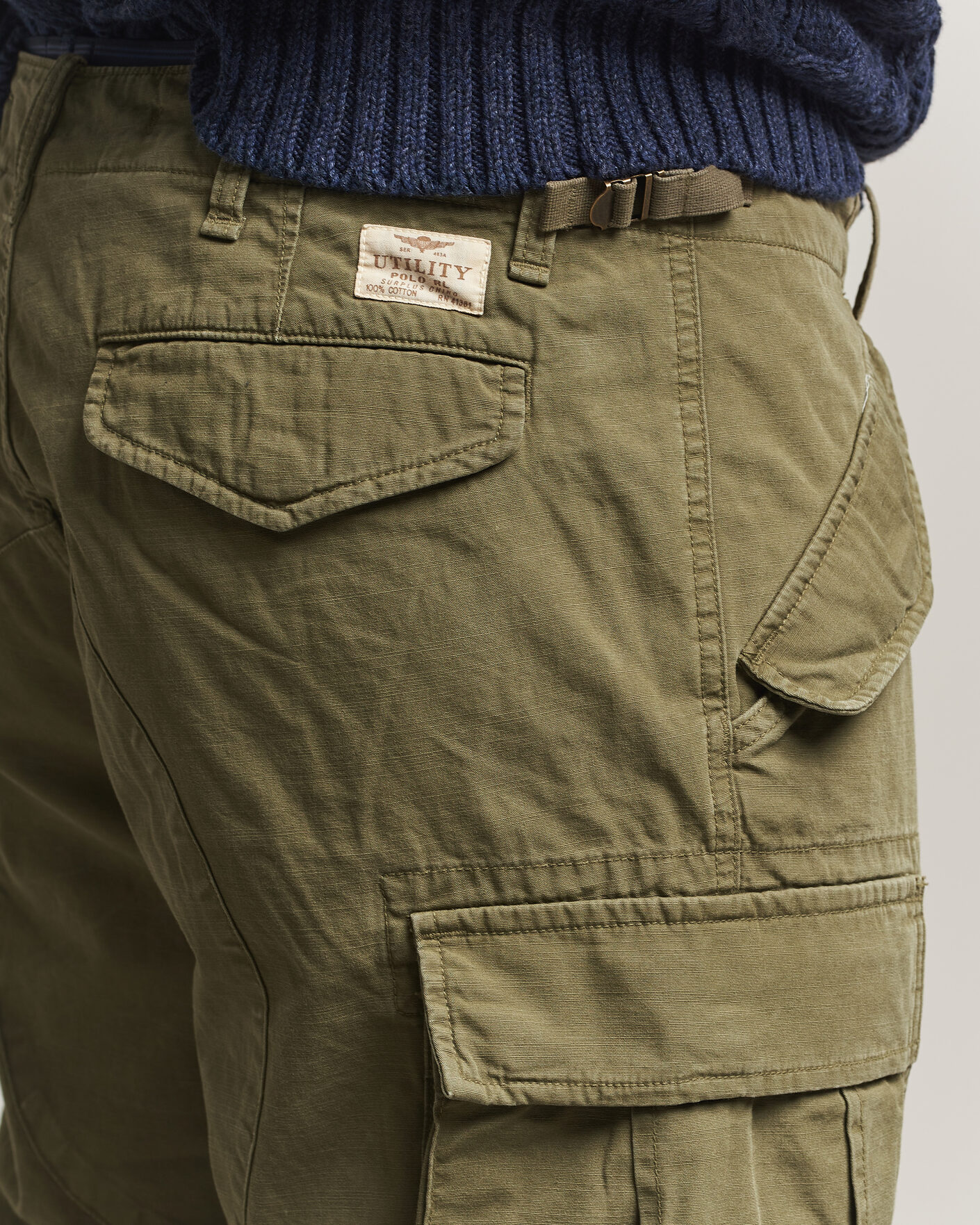 Mies | Housut | Polo Ralph Lauren | Rustic Canvas Cargo Pants Outdoors Olive
