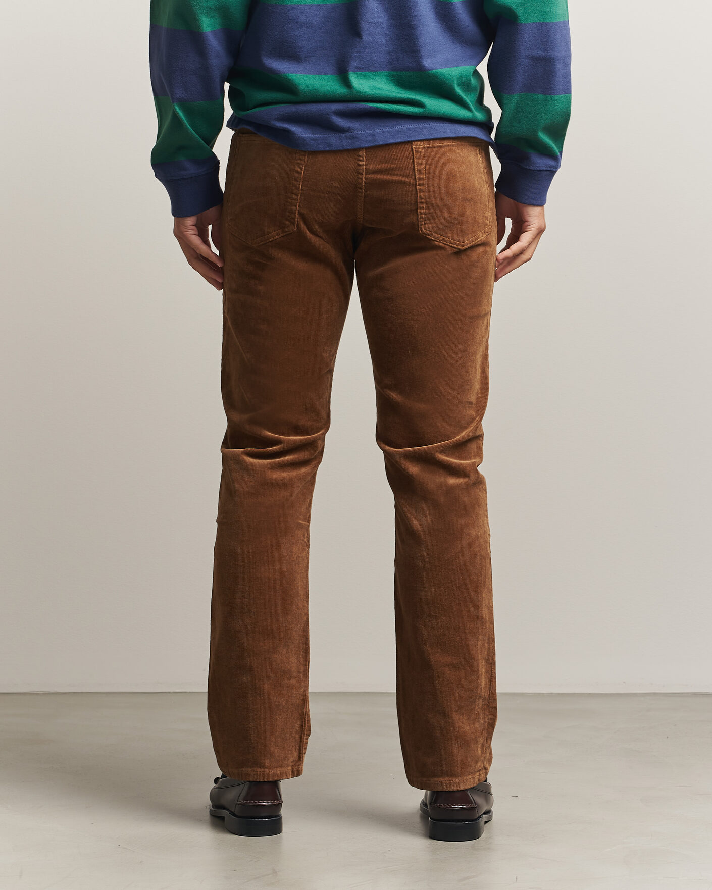 Mies | Housut | Polo Ralph Lauren | Stretch Corduroy Straight Fit Pants Sepia