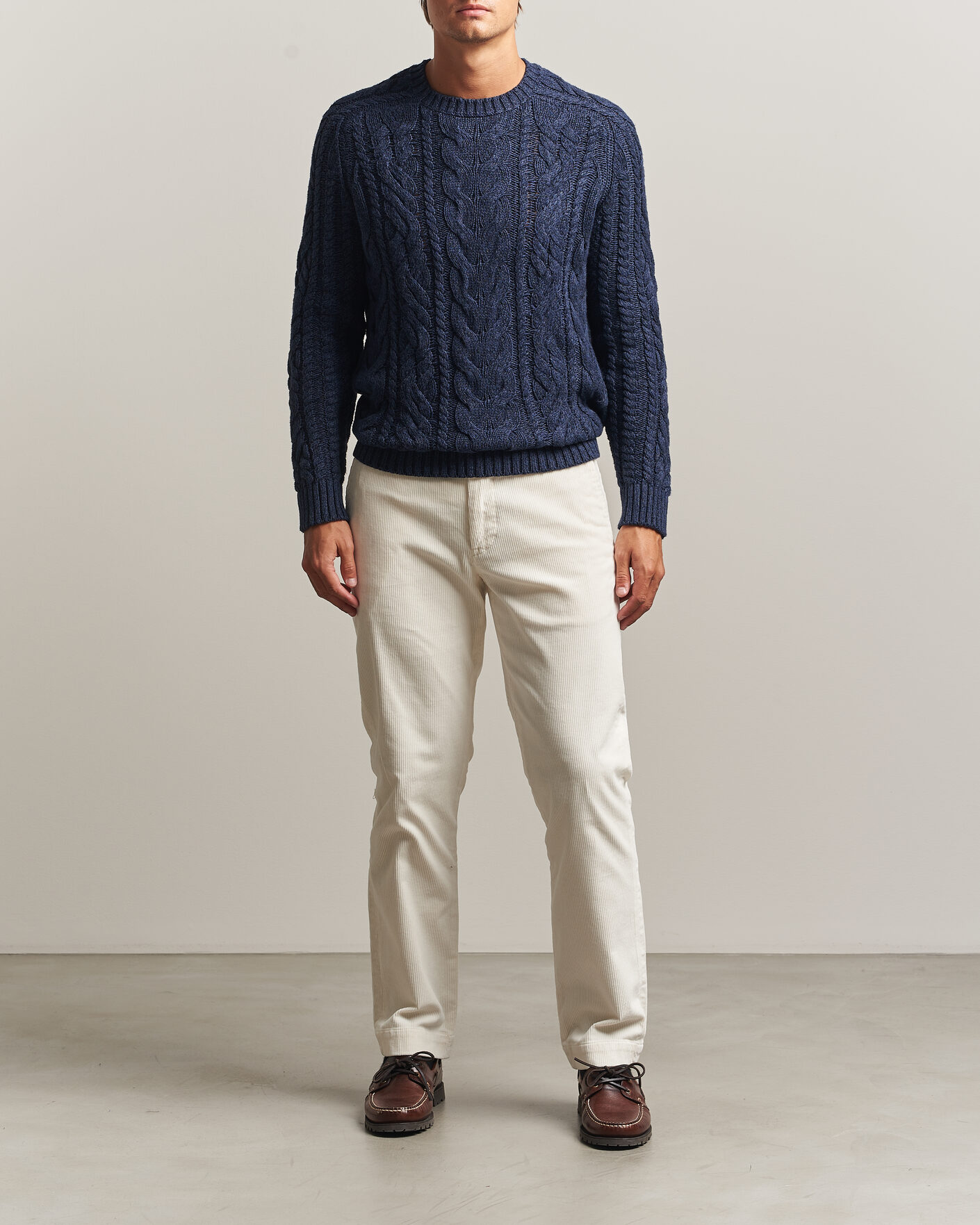 Mies | Housut | Polo Ralph Lauren | Bedford Corduroy 5-Pocket Pants Warm White