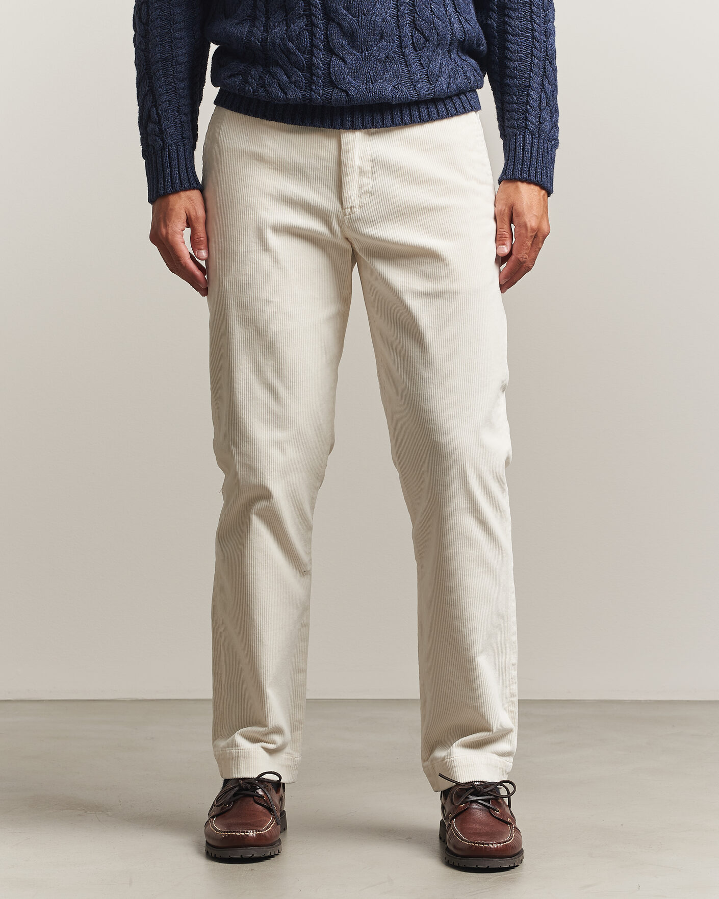 Mies | Housut | Polo Ralph Lauren | Bedford Corduroy 5-Pocket Pants Warm White