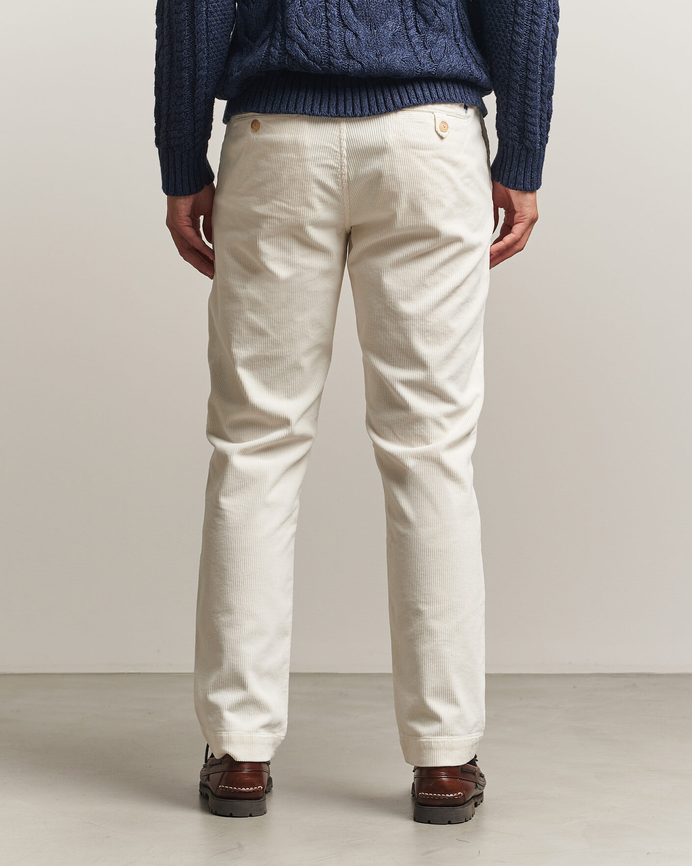 Mies | Housut | Polo Ralph Lauren | Bedford Corduroy 5-Pocket Pants Warm White