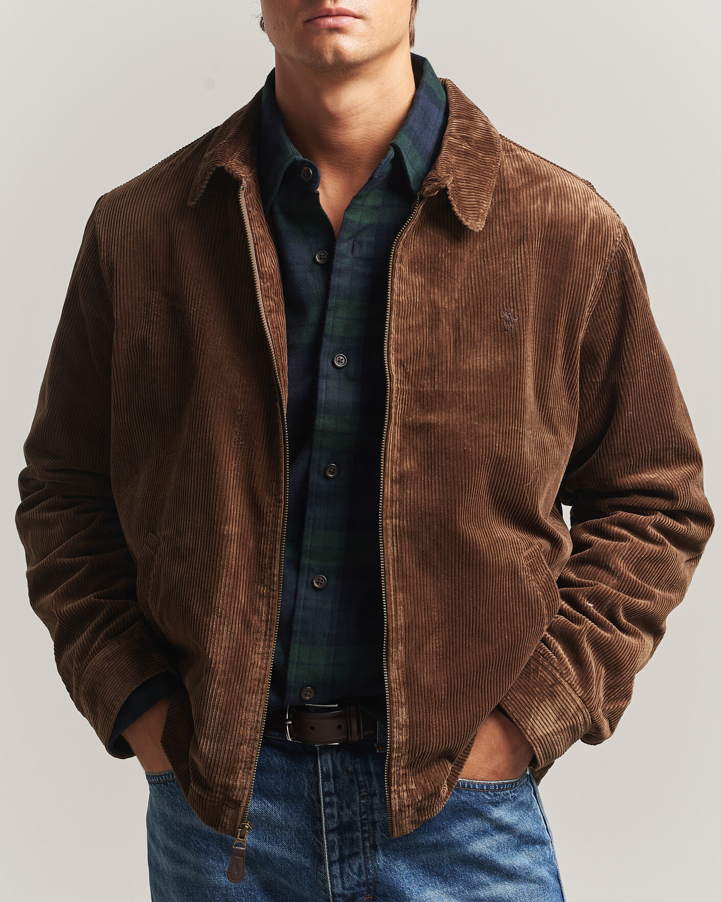 Mies | Takit | Polo Ralph Lauren | Lined Corduroy Windbreaker Pale Russet