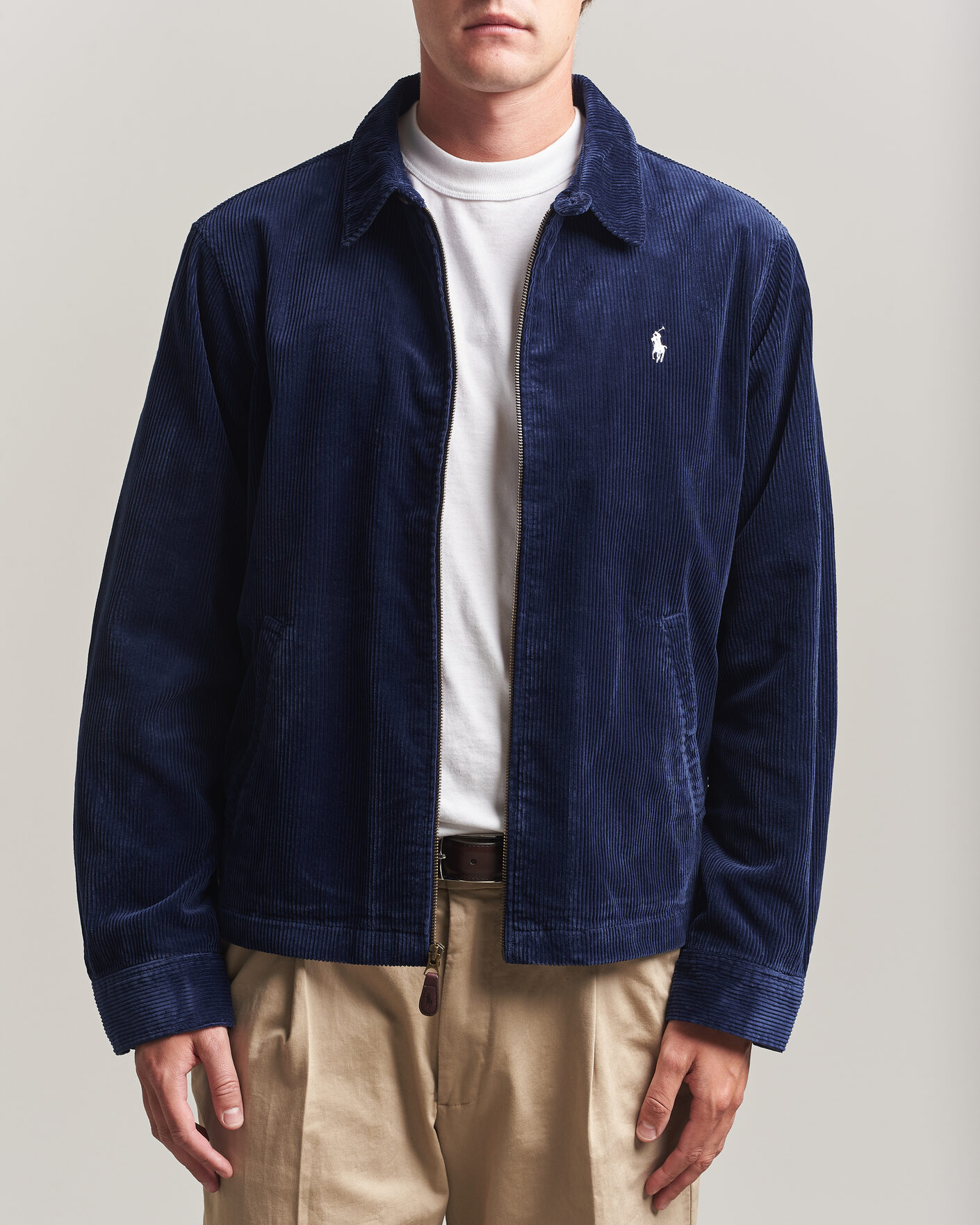 Mies | Takit | Polo Ralph Lauren | Lined Corduroy Windbreaker Newport Navy