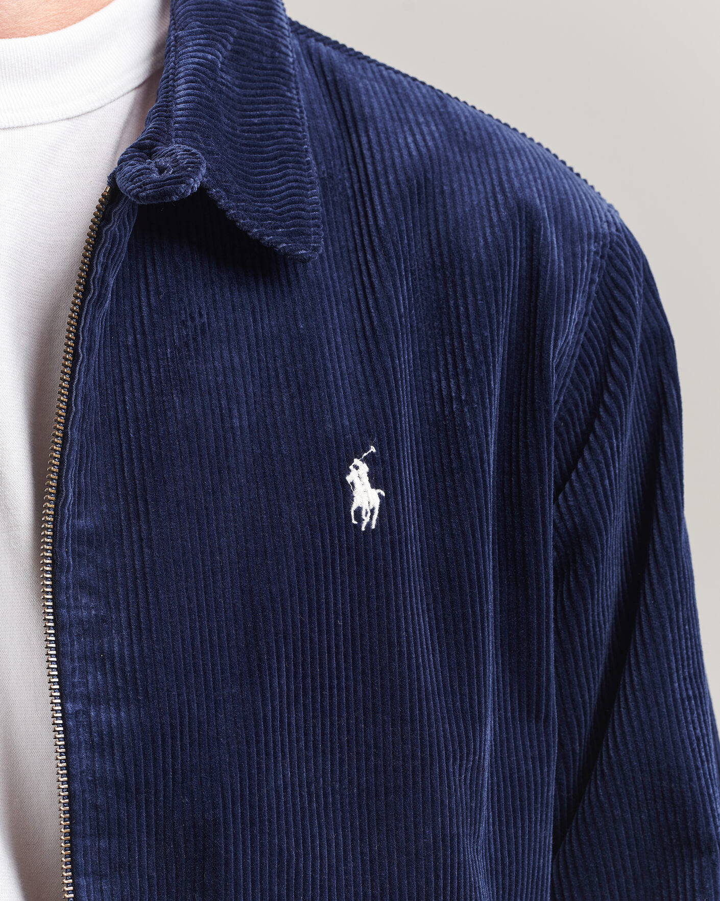 Mies | Takit | Polo Ralph Lauren | Lined Corduroy Windbreaker Newport Navy