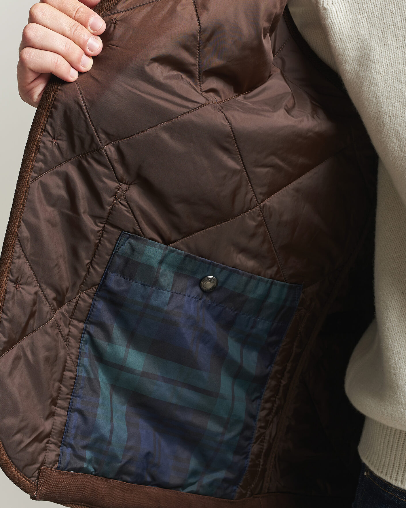 Mies | Ulkoliivit | Polo Ralph Lauren | Quilted Corduroy Vest Cooper Brown