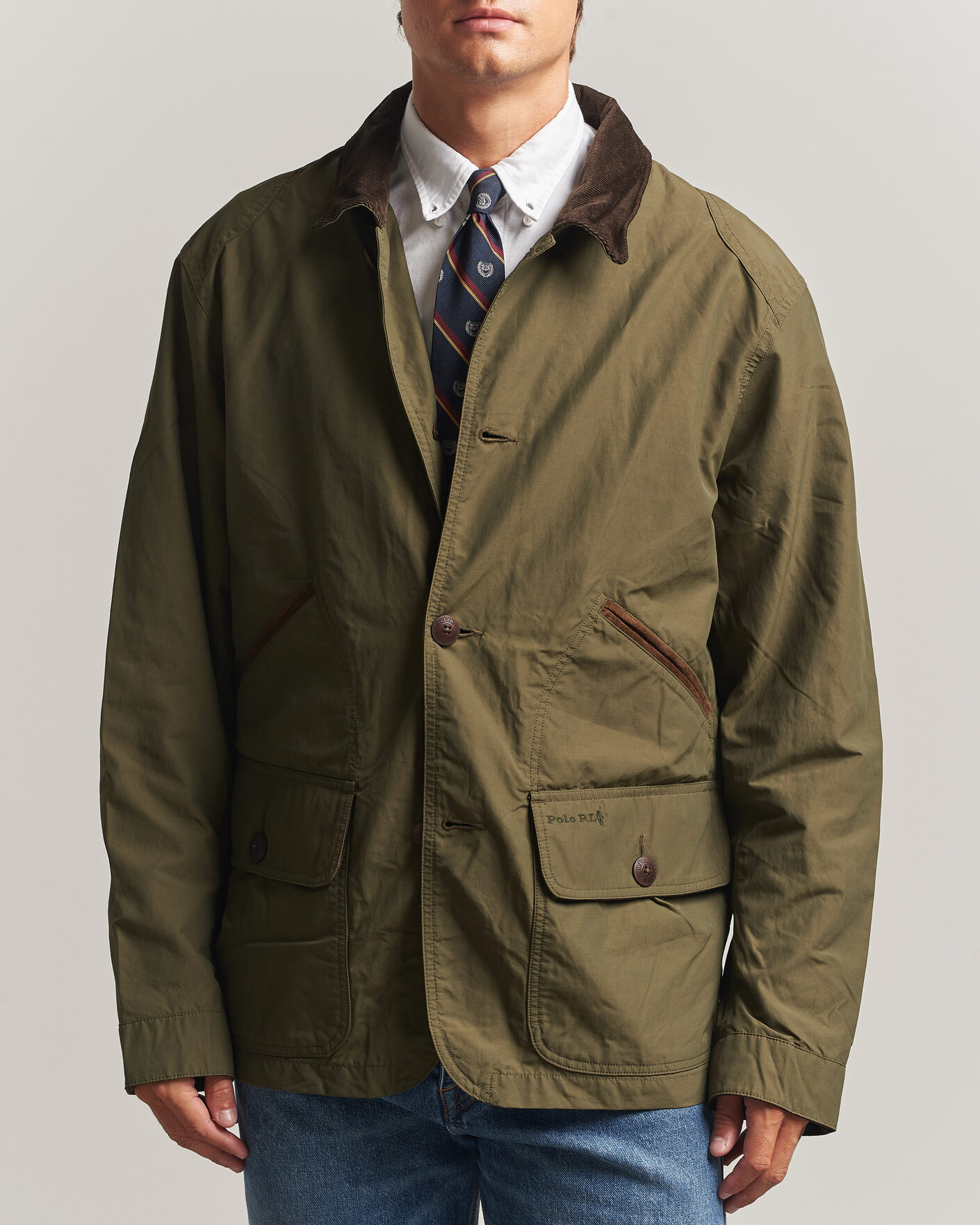 Mies | Takit | Polo Ralph Lauren | Cotton Nylon Field Jacket Canopy Olive