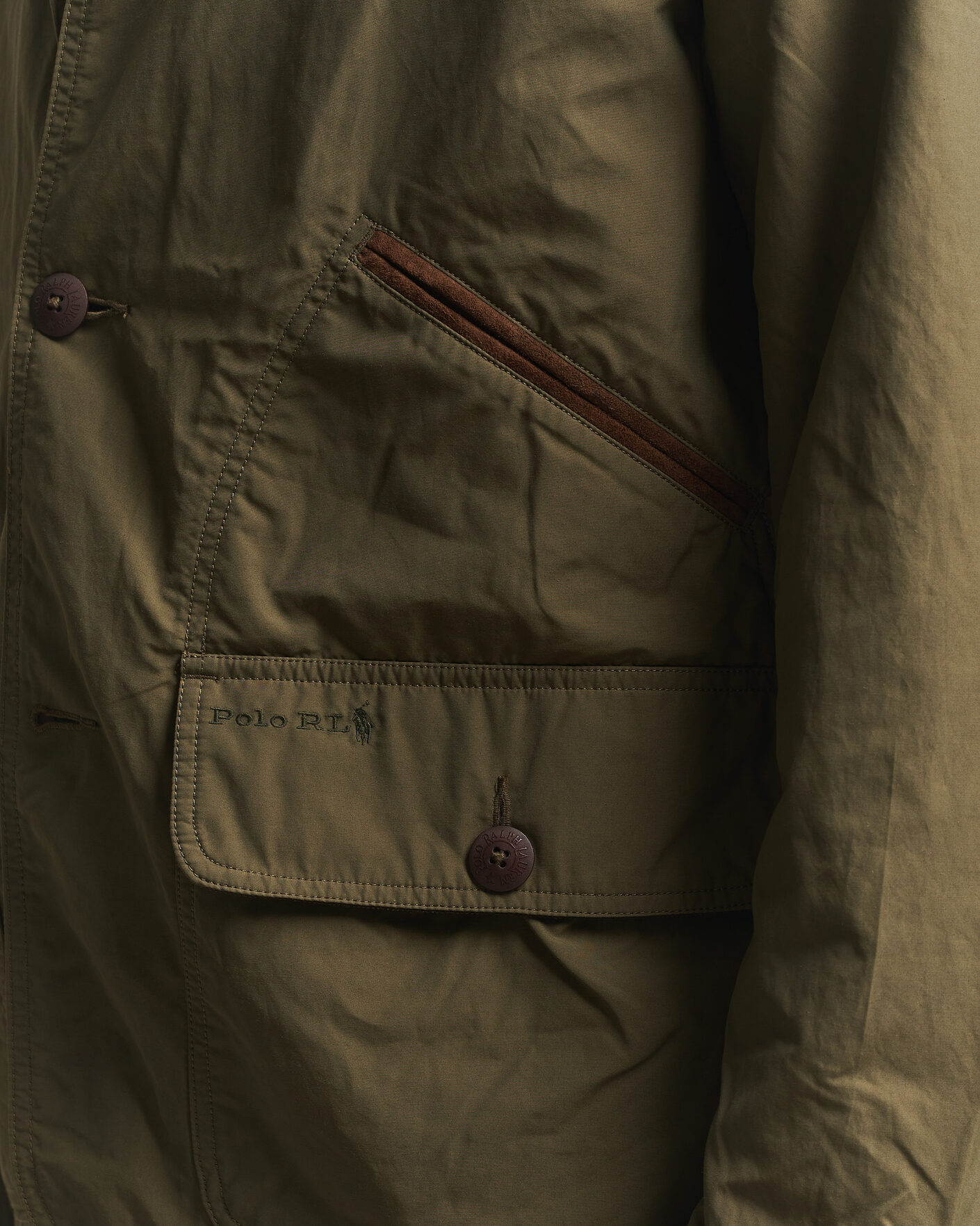 Mies | Takit | Polo Ralph Lauren | Cotton Nylon Field Jacket Canopy Olive