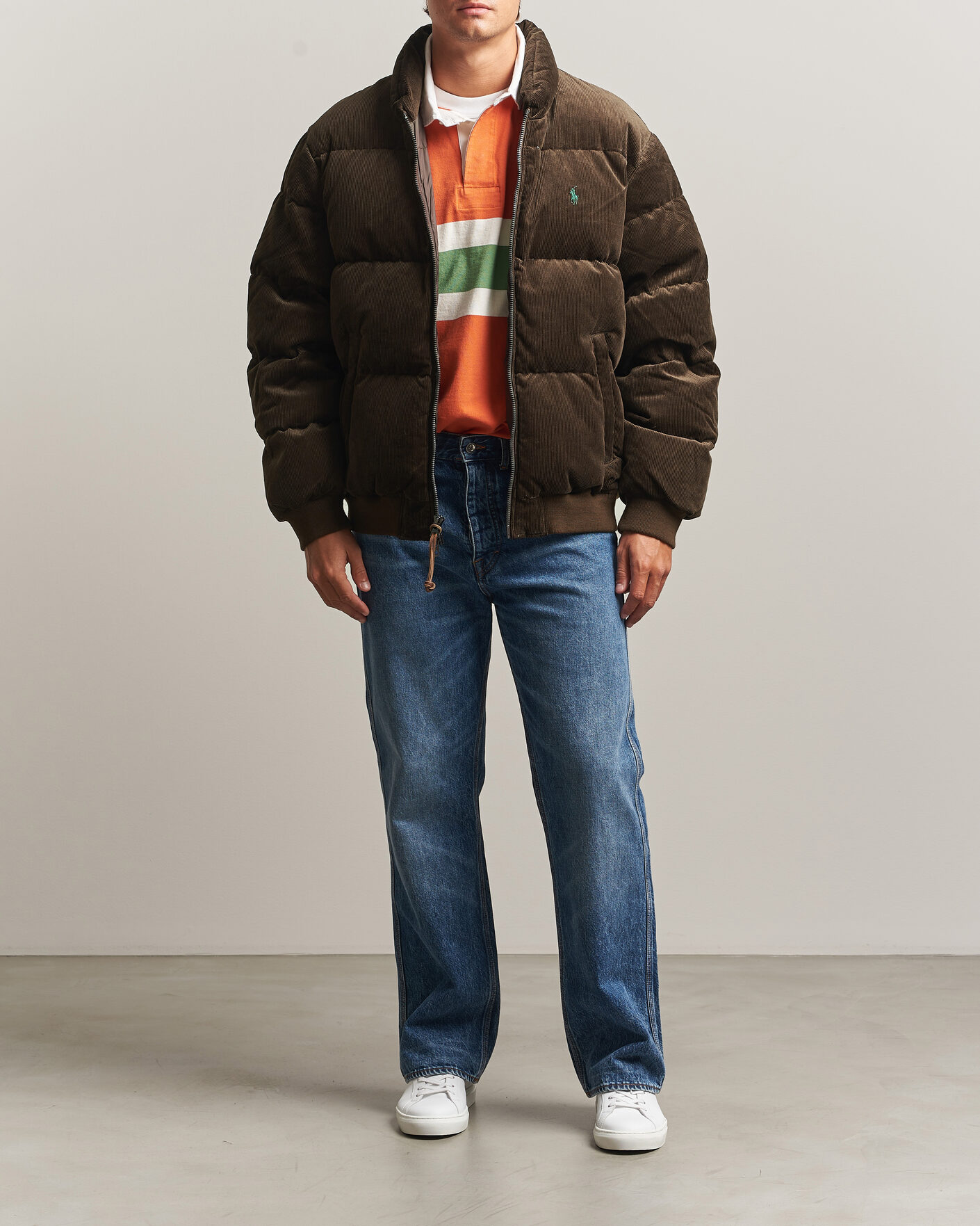 Mies | Takit | Polo Ralph Lauren | Corduroy Puffer Jacket Dark Beech