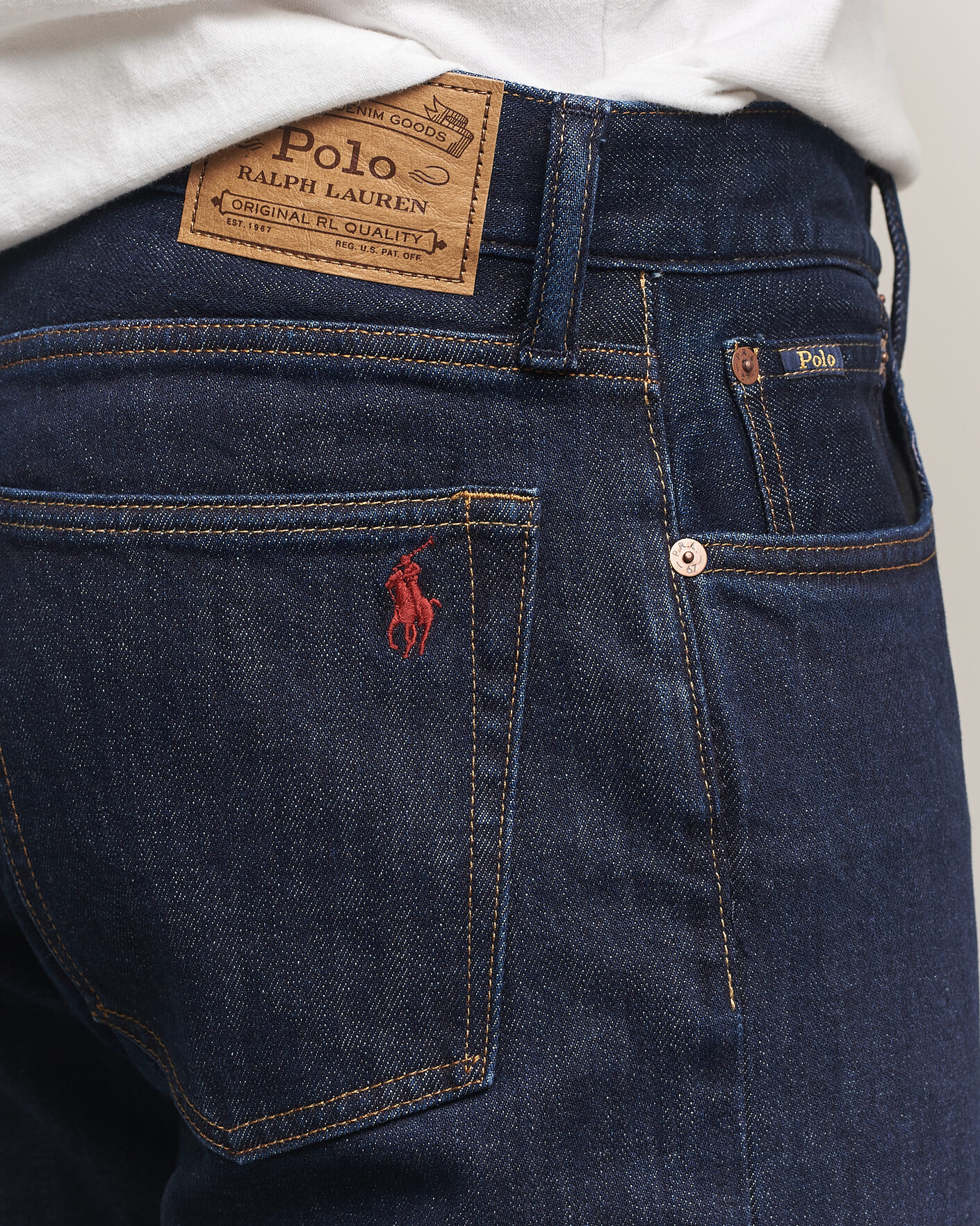 Mies | Farkut | Polo Ralph Lauren | Straight Fit Brushed Denim Jeans Westmorely