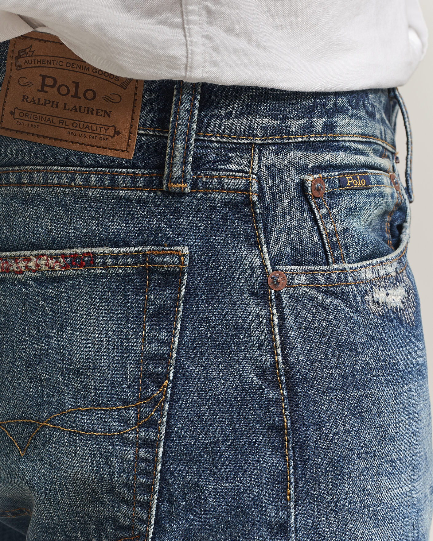 Mies | Farkut | Polo Ralph Lauren | Straight Fit Rigid Denim Jeans Rhinebeck