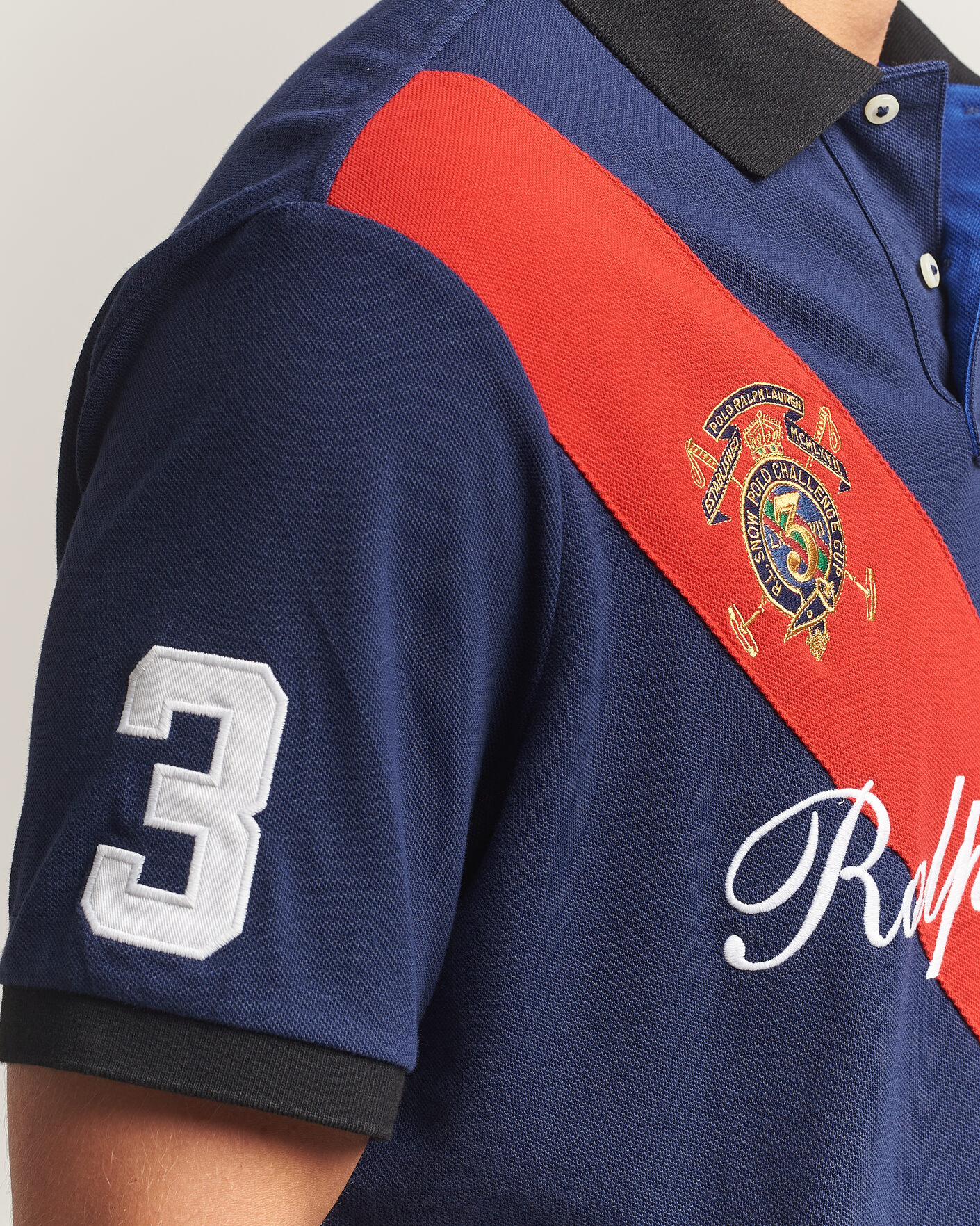 Mies | Pikeet | Polo Ralph Lauren | Classic Fit Diagonal Stripe Polo Newport Navy