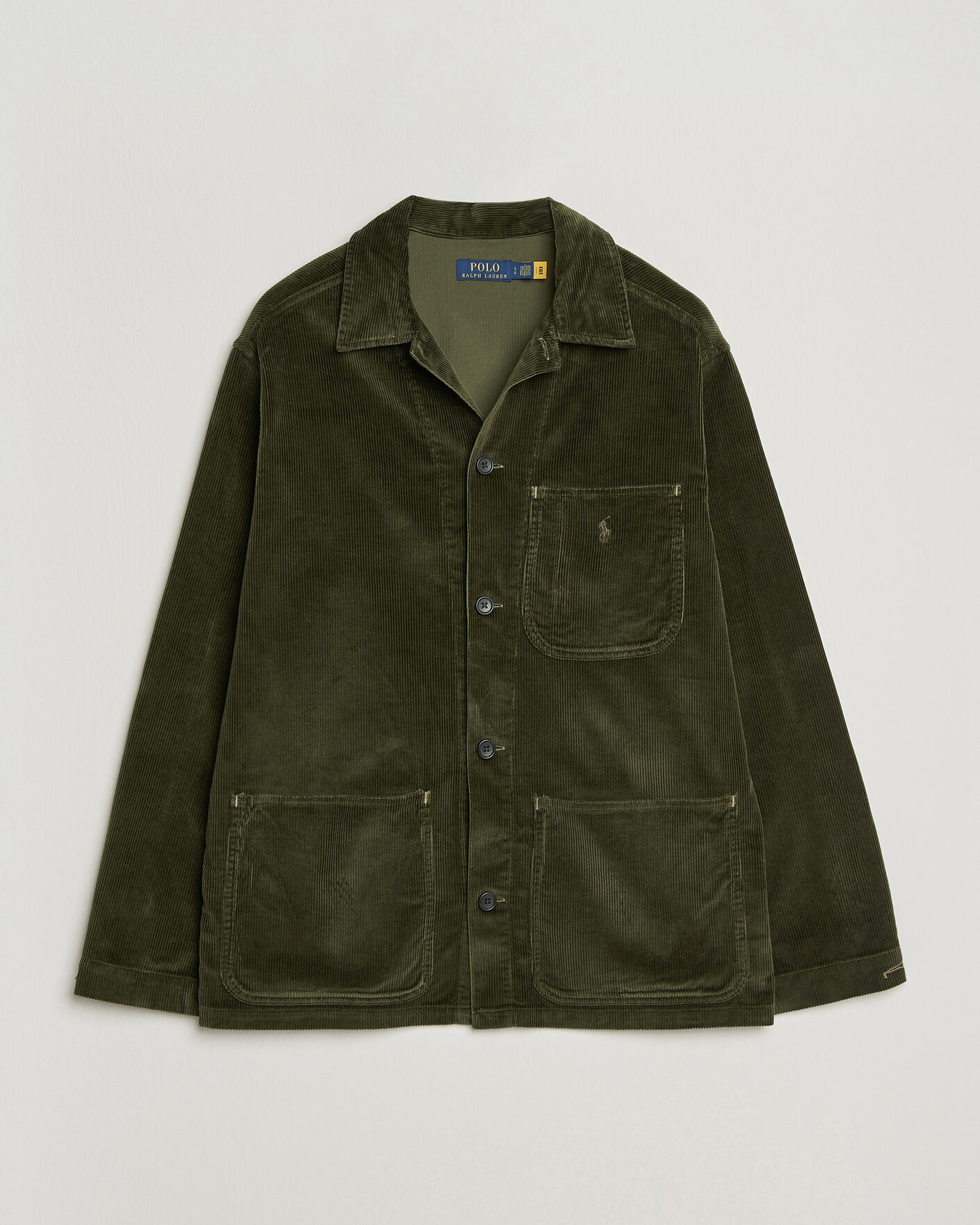 Mies | Kauluspaidat | Polo Ralph Lauren | Corduroy Overshirt Company Olive