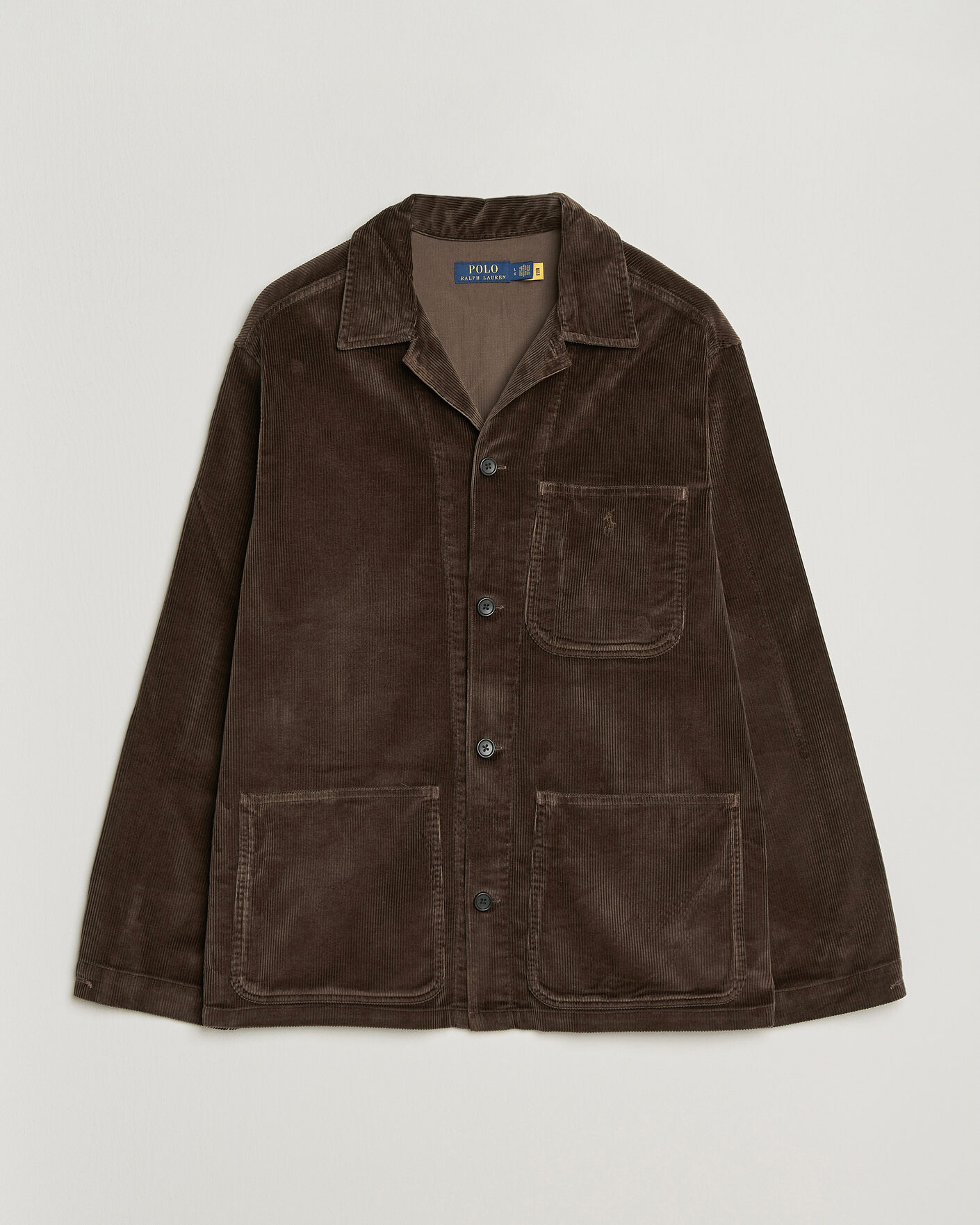 Mies | Kauluspaidat | Polo Ralph Lauren | Corduroy Overshirt Nutmeg Brown