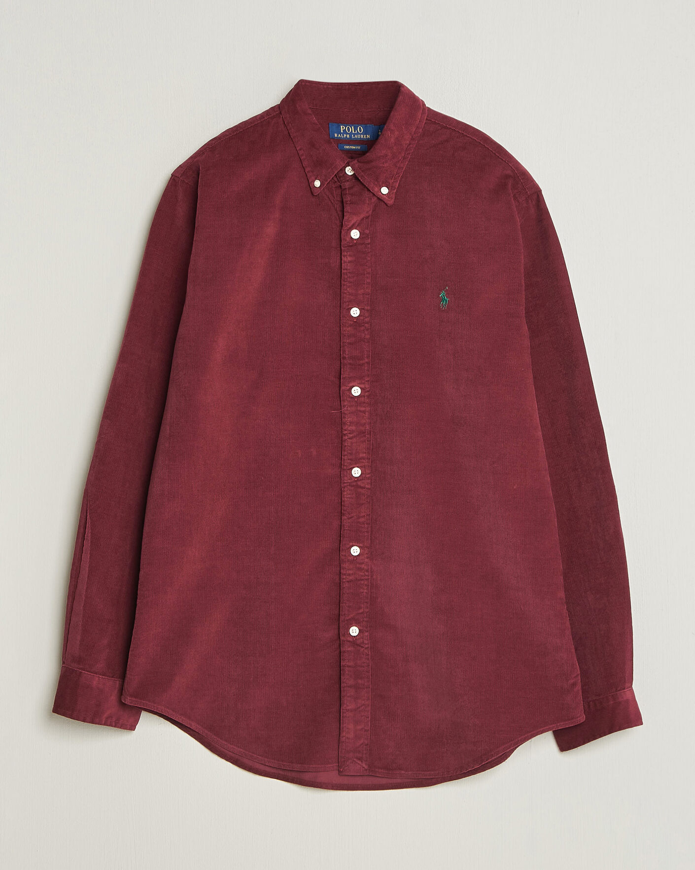 Mies | Kauluspaidat | Polo Ralph Lauren | Custom Fit BD Corduroy Shirt Classic Wine