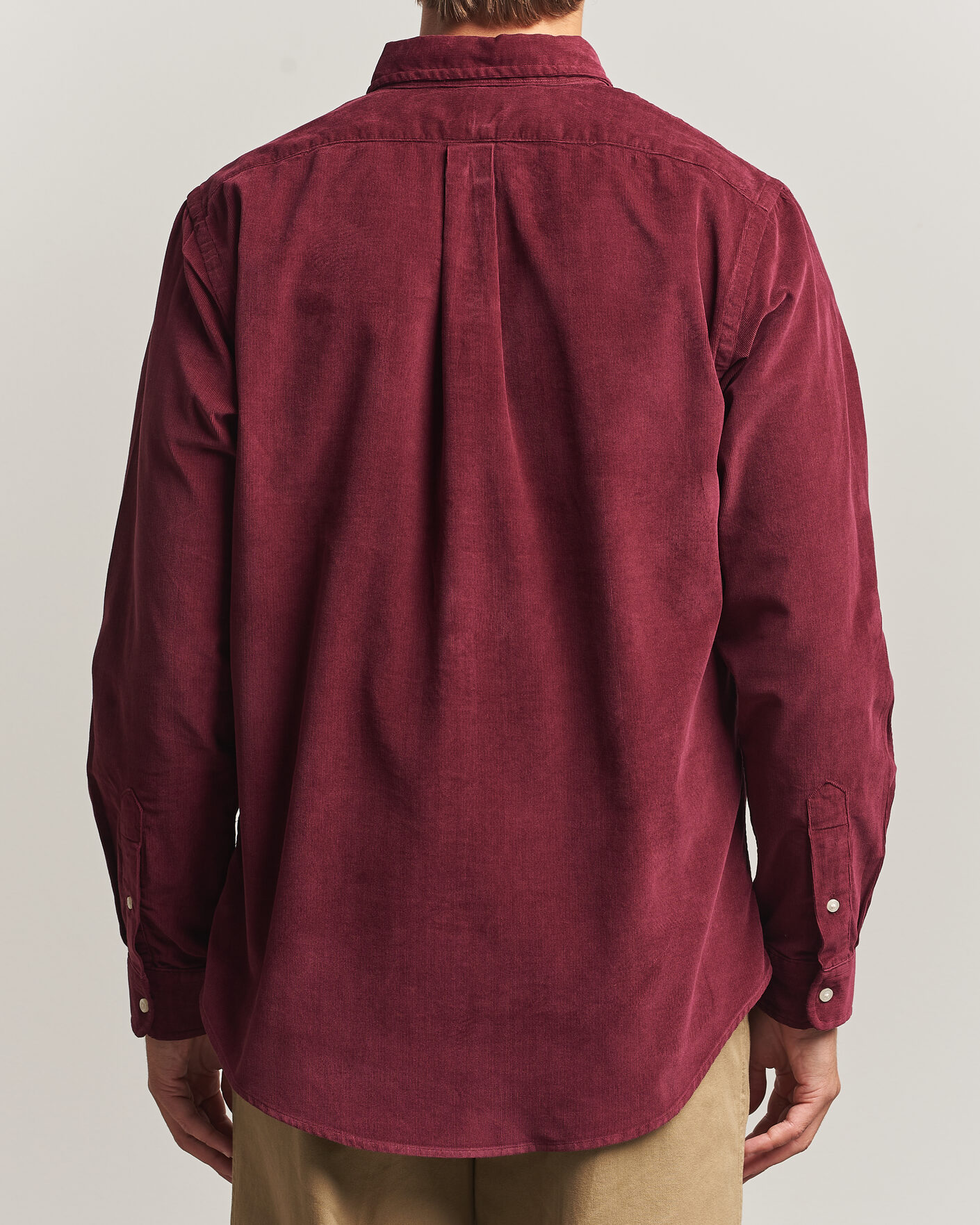 Mies | Kauluspaidat | Polo Ralph Lauren | Custom Fit BD Corduroy Shirt Classic Wine