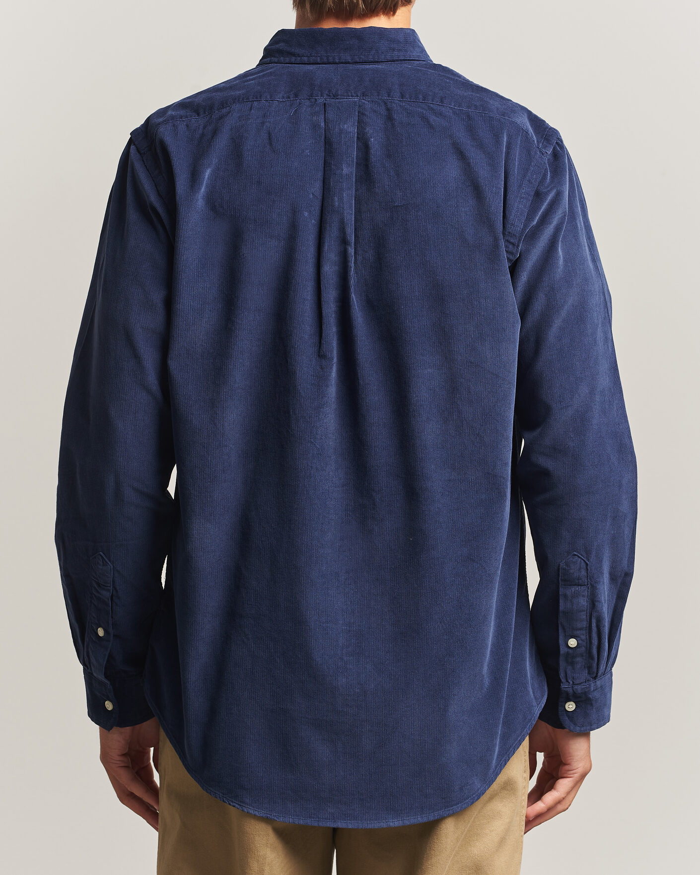 Mies | Kauluspaidat | Polo Ralph Lauren | Custom Fit BD Corduroy Shirt Newport Navy