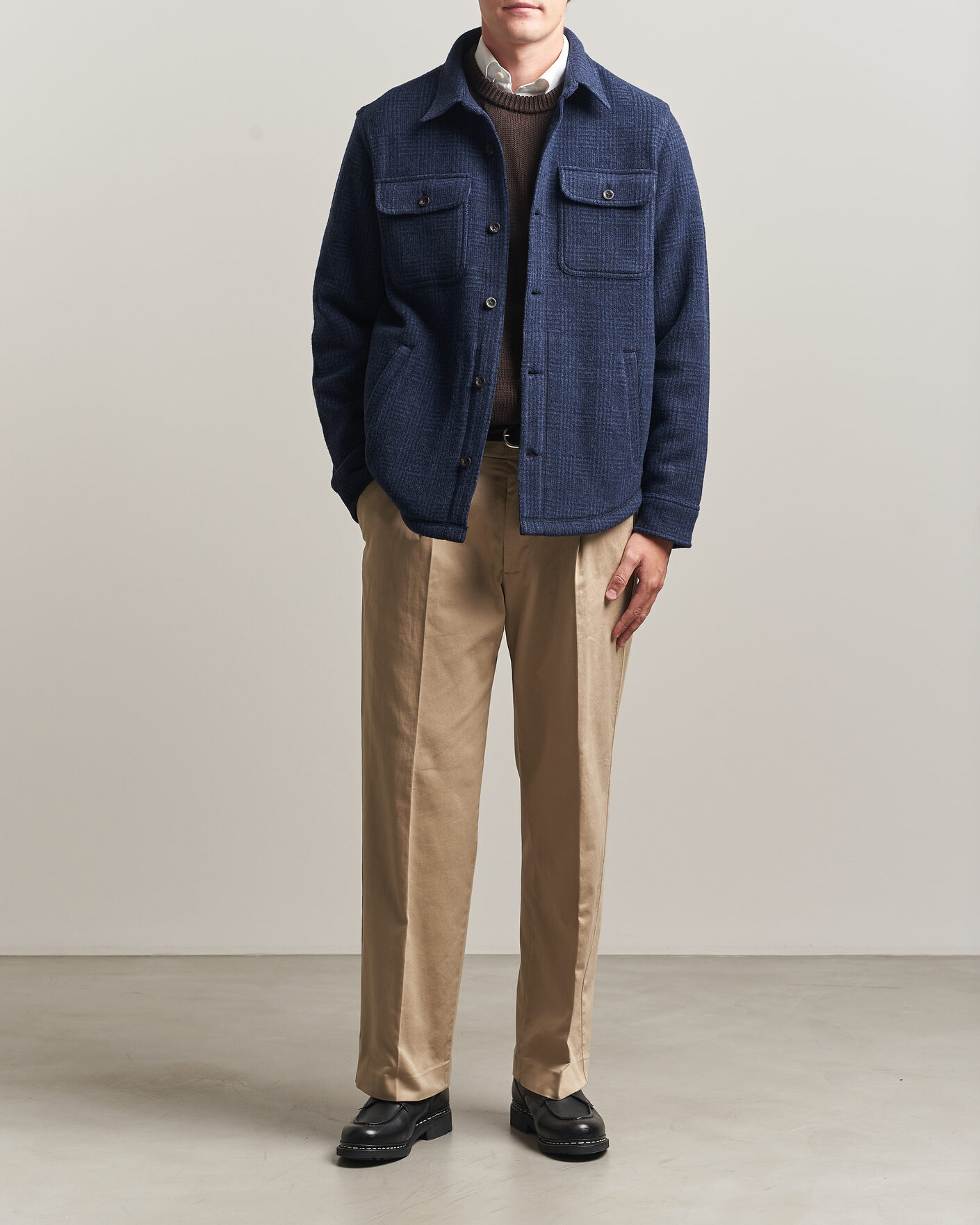 Mies | Kauluspaidat | Polo Ralph Lauren | Hudson Brushed Shirt Navy