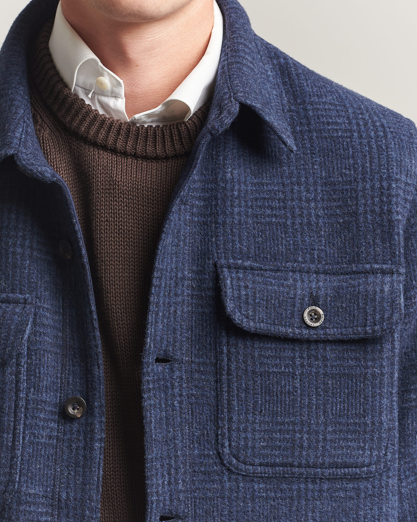 Mies | Kauluspaidat | Polo Ralph Lauren | Hudson Brushed Shirt Navy