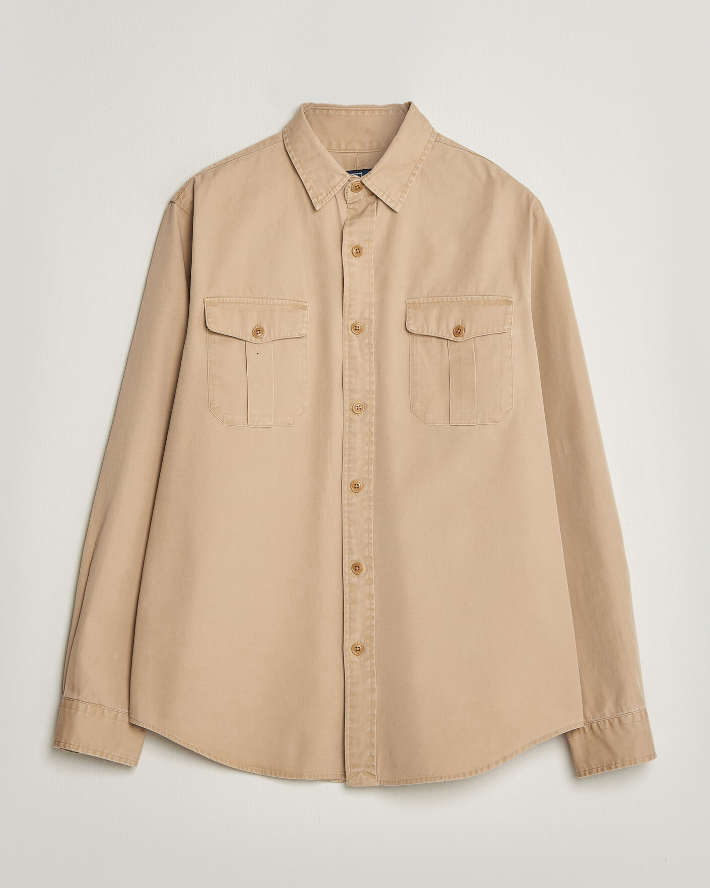 Mies | Kauluspaidat | Polo Ralph Lauren | Litchfield Washed Chino Overshirt Vintage Khaki