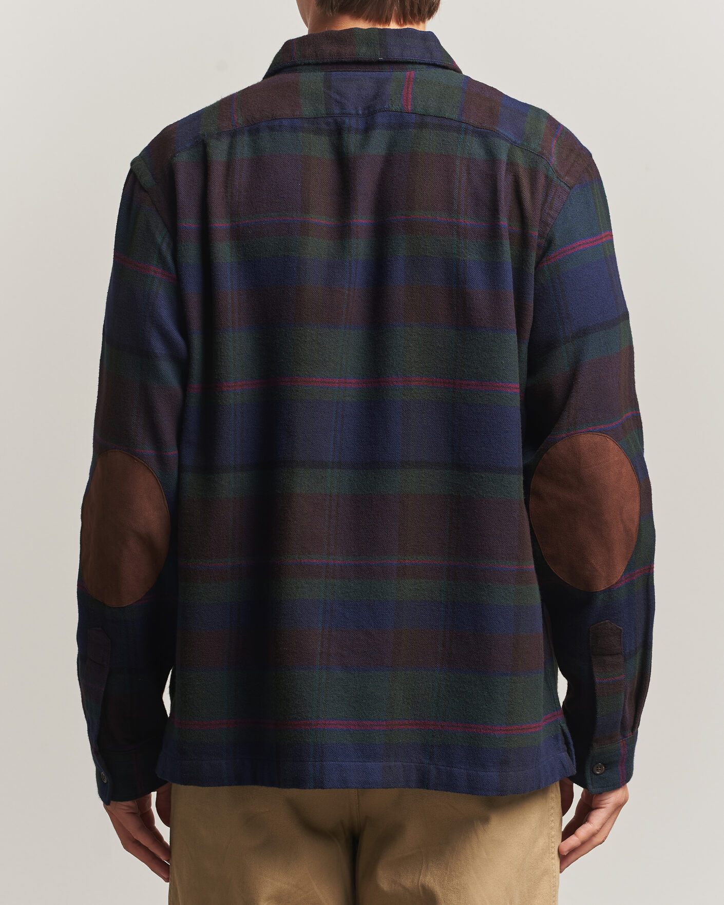 Mies | Kauluspaidat | Polo Ralph Lauren | Hudson Ranch Checked Overshirt Olive Royal