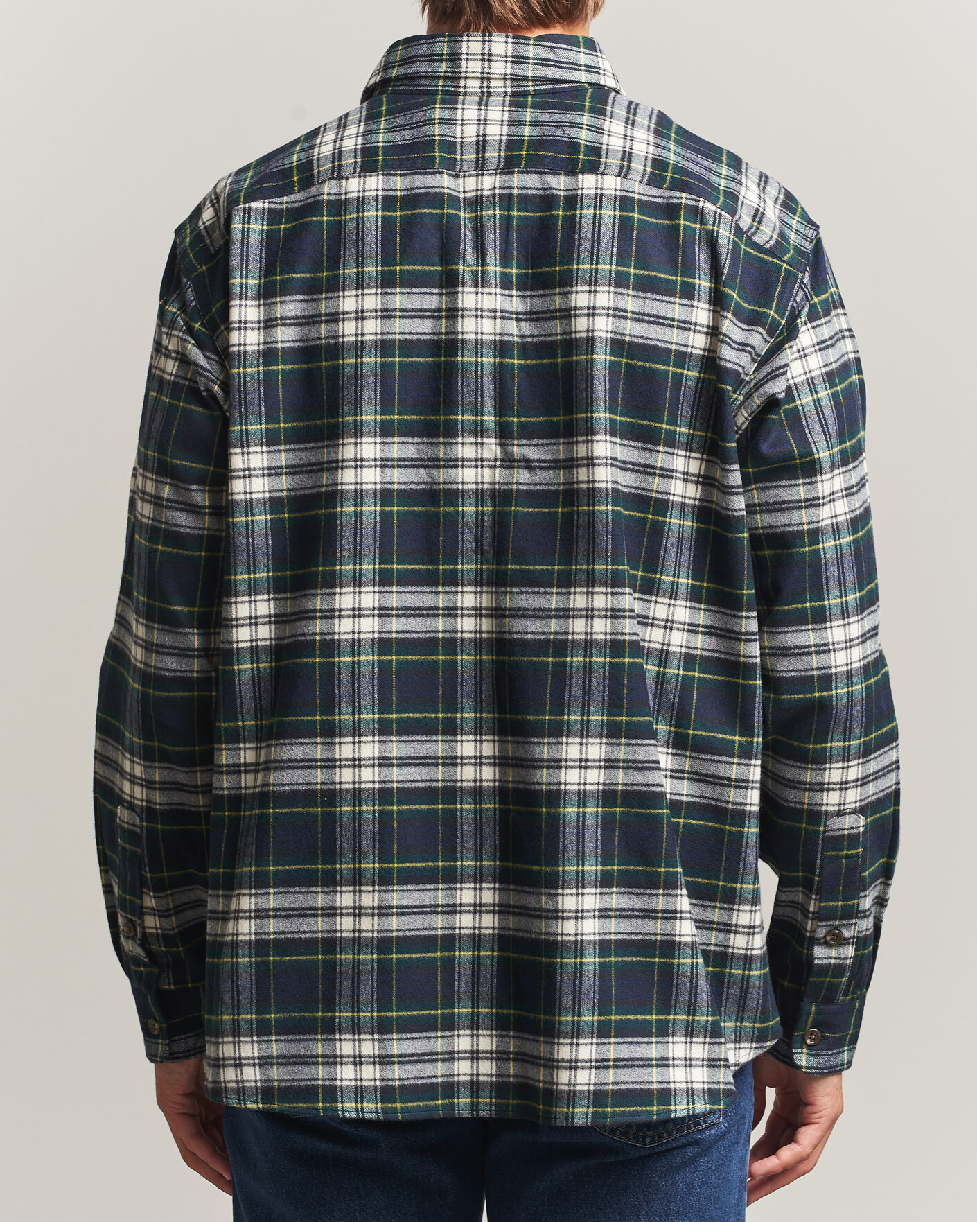 Mies | Kauluspaidat | Polo Ralph Lauren | Classic Fit Shaggy Flannel Shirt Navy Green