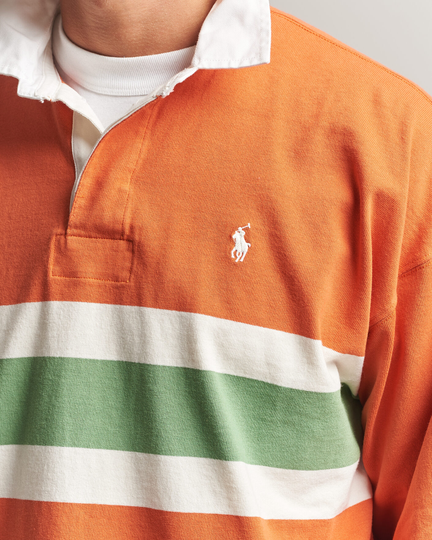 Mies | Puserot | Polo Ralph Lauren | Knitted Jersey Rugby Shirt Solar Sky Multi