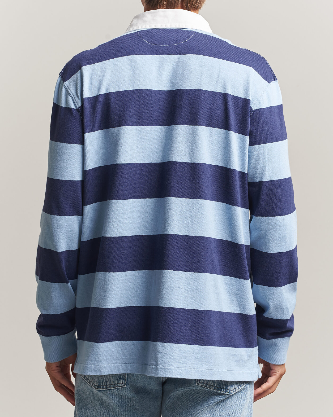Mies | Puserot | Polo Ralph Lauren | Striped Jersey Rugger Blue/Navy