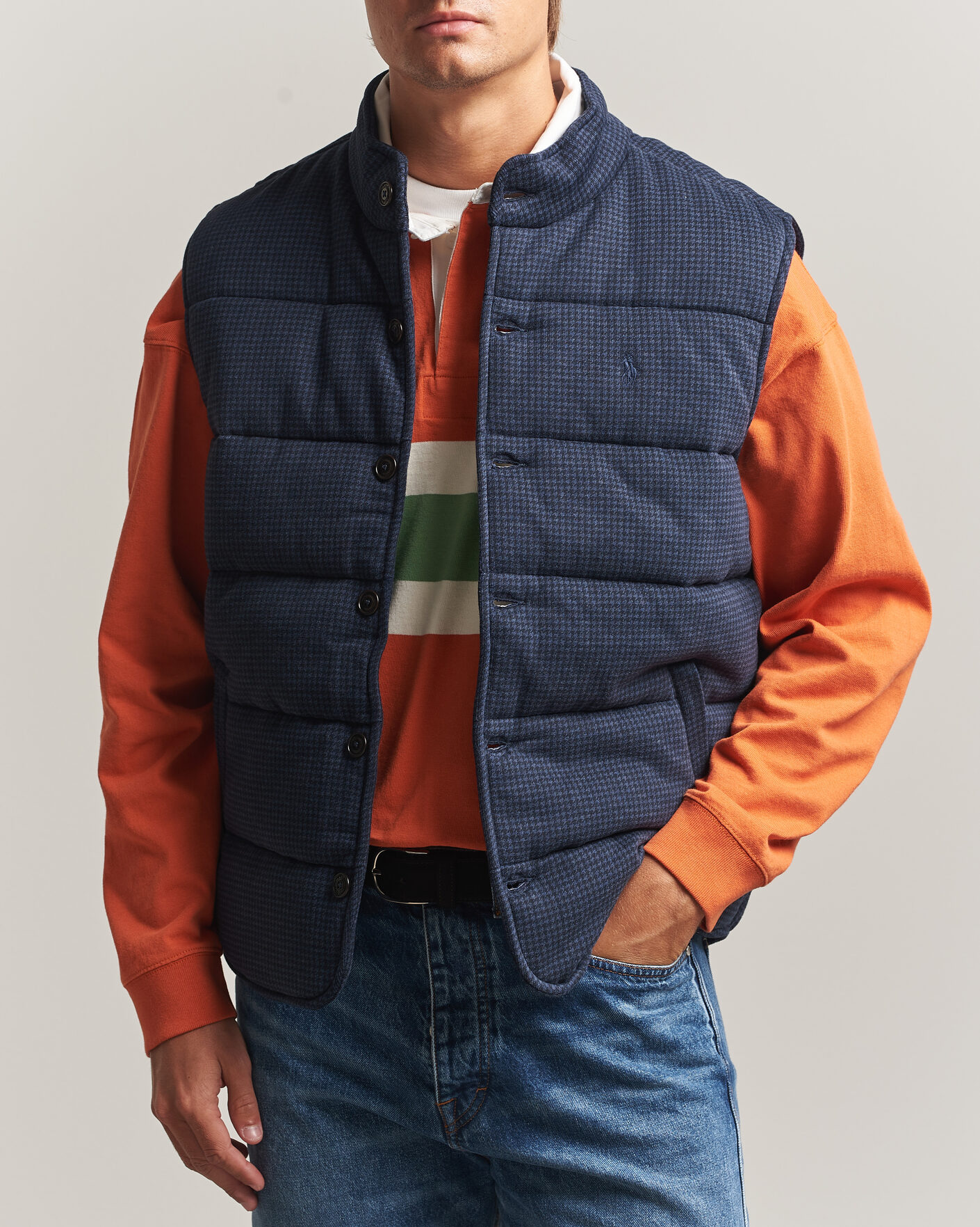 Mies | Puserot | Polo Ralph Lauren | Double Knitted Jaquard Vest Navy