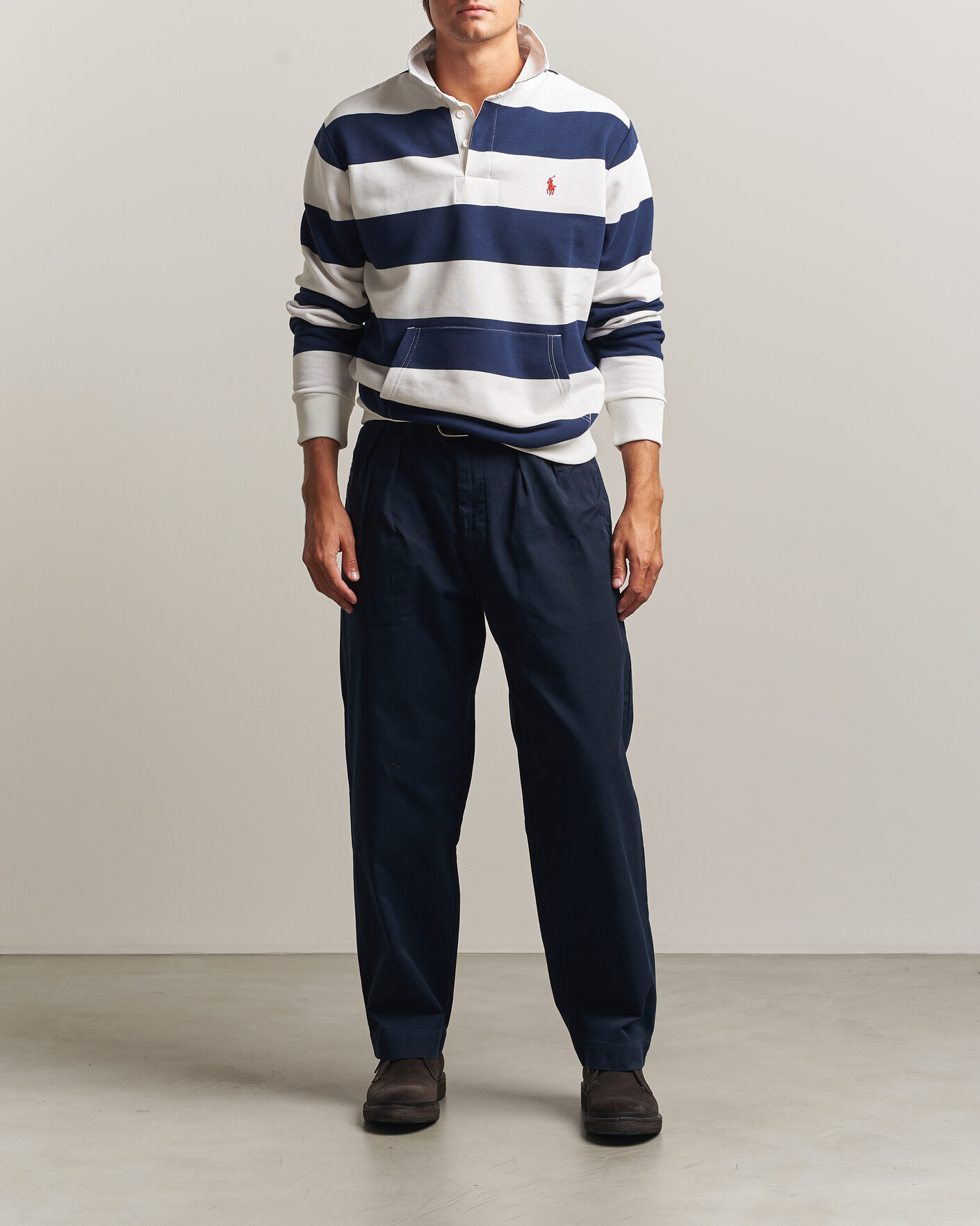 Mies | Puserot | Polo Ralph Lauren | Rugby Shirt Newport Navy/White