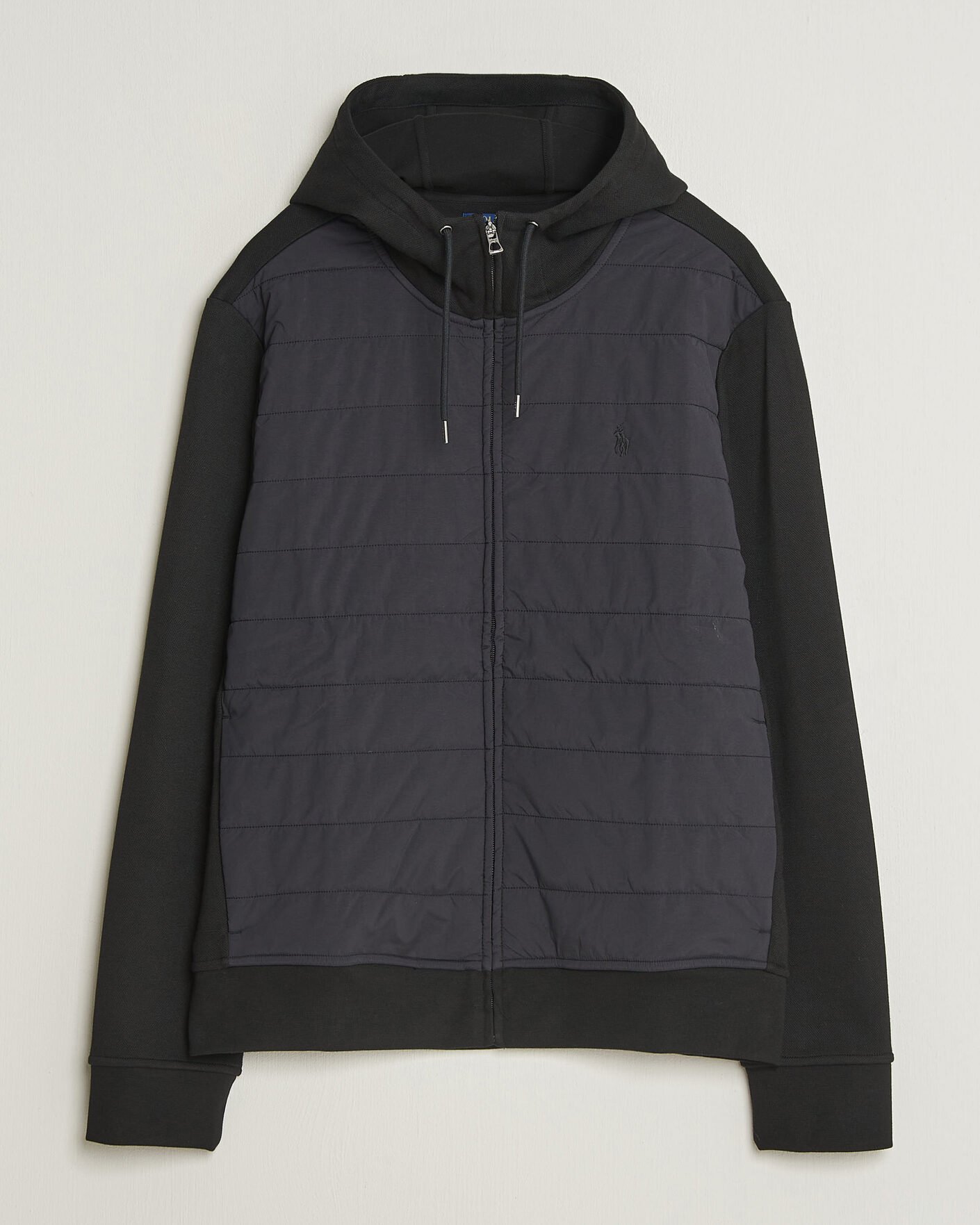 Mies | Puserot | Polo Ralph Lauren | Double Knitted Jaquard Full Zip Hoodie Polo Black
