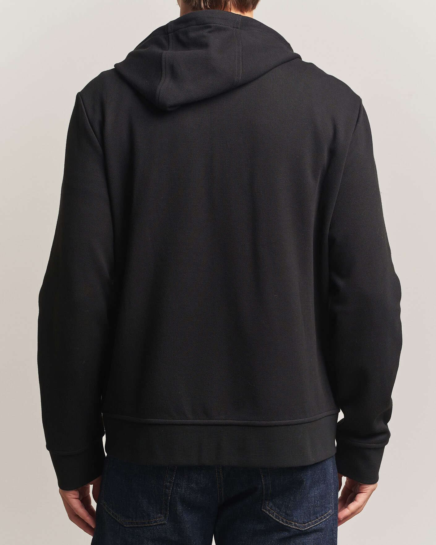 Mies | Puserot | Polo Ralph Lauren | Double Knitted Jaquard Full Zip Hoodie Polo Black