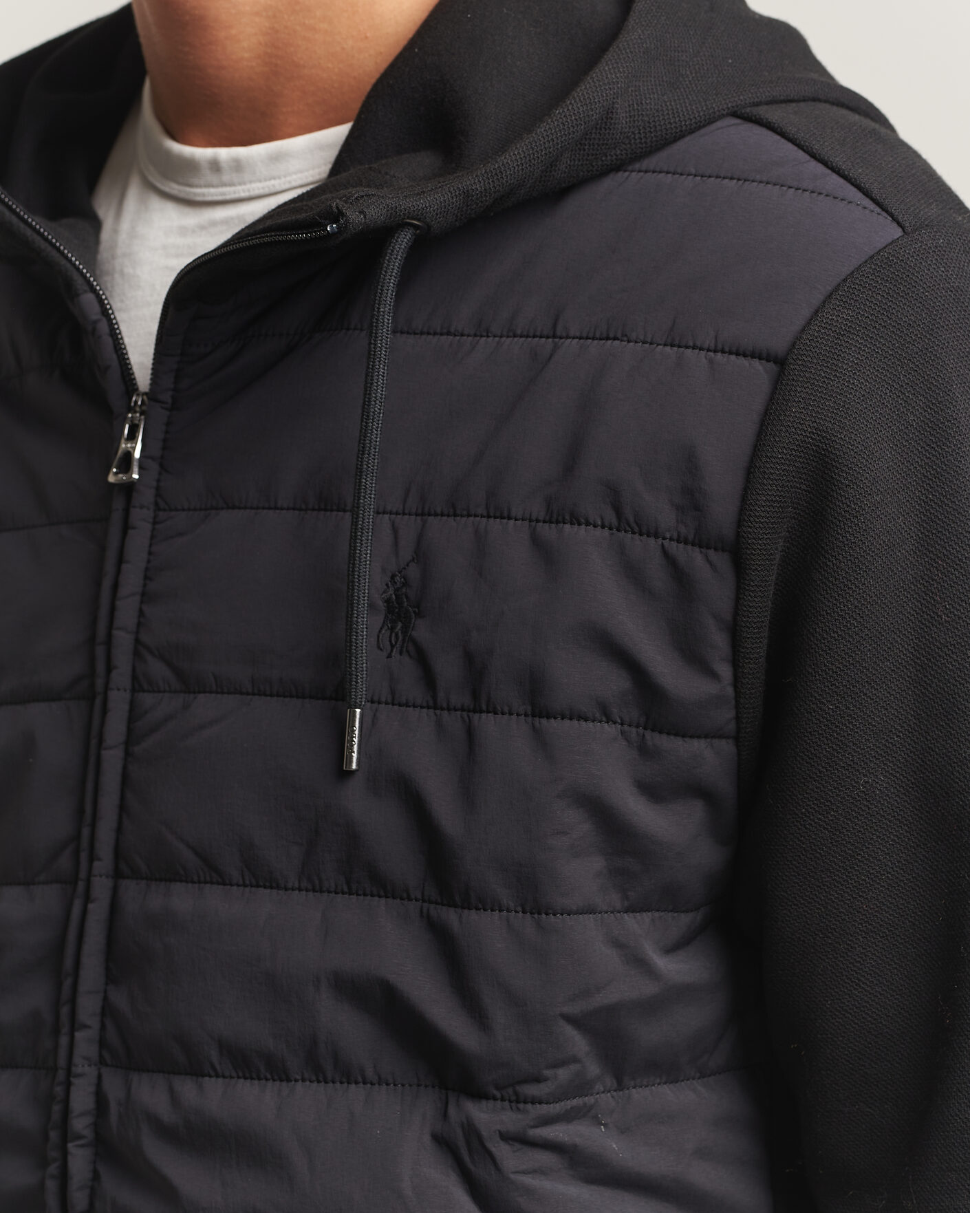 Mies | Puserot | Polo Ralph Lauren | Double Knitted Jaquard Full Zip Hoodie Polo Black