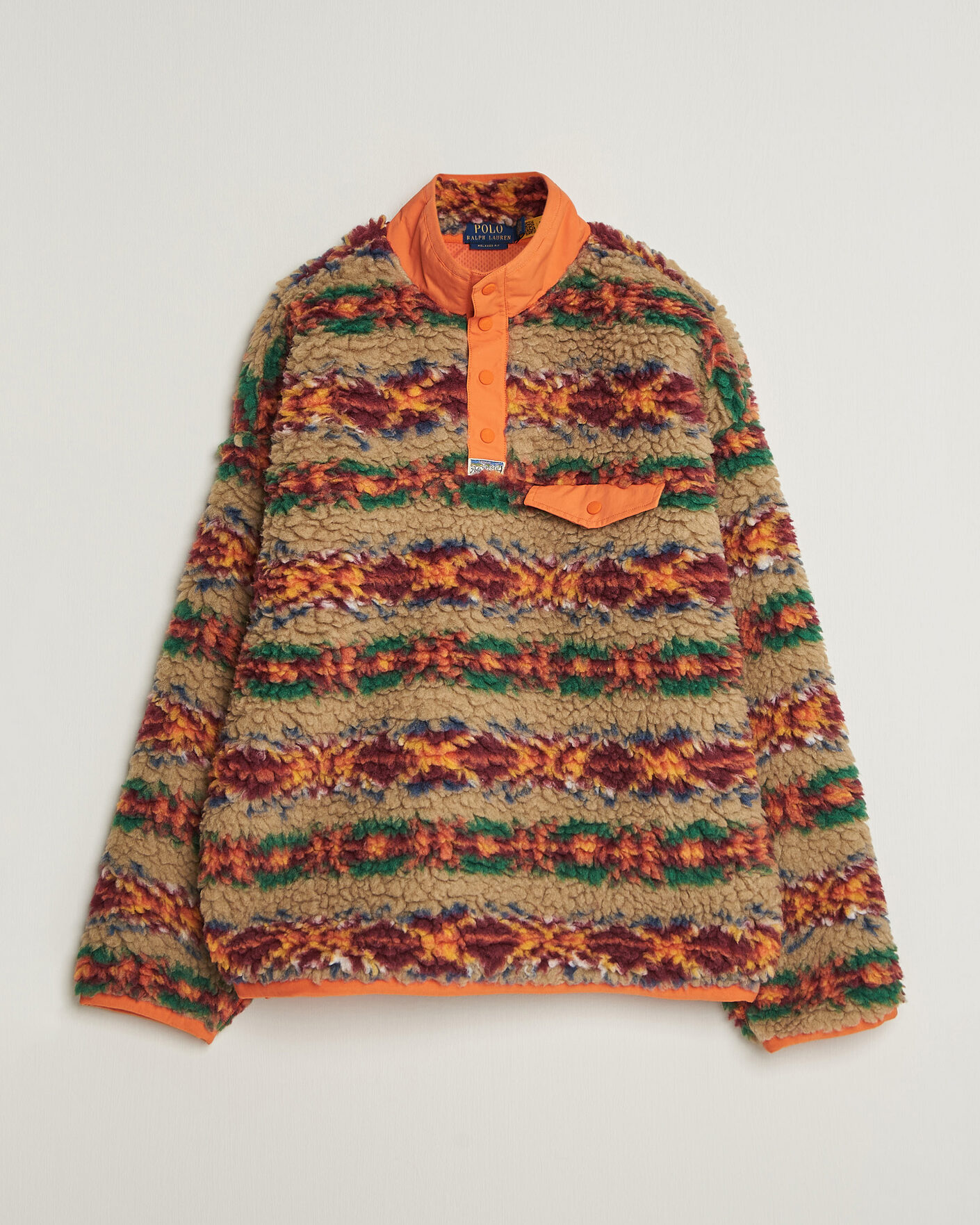 Mies | Puserot | Polo Ralph Lauren | Shaggy Hi Pile Red Rock Fairisle