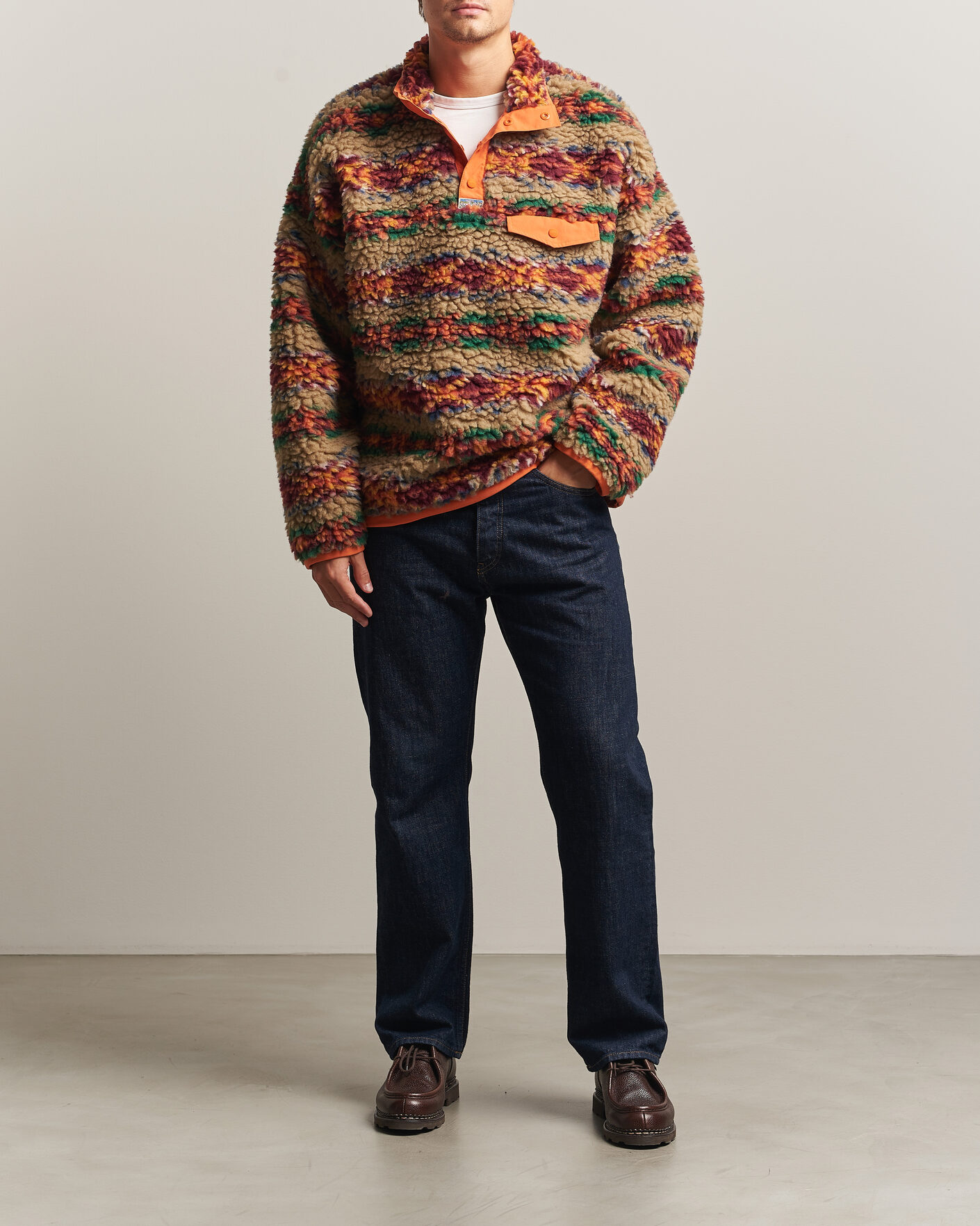 Mies | Puserot | Polo Ralph Lauren | Shaggy Hi Pile Red Rock Fairisle