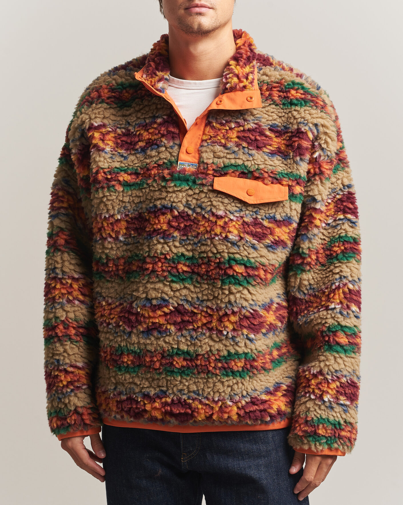 Mies | Puserot | Polo Ralph Lauren | Shaggy Hi Pile Red Rock Fairisle