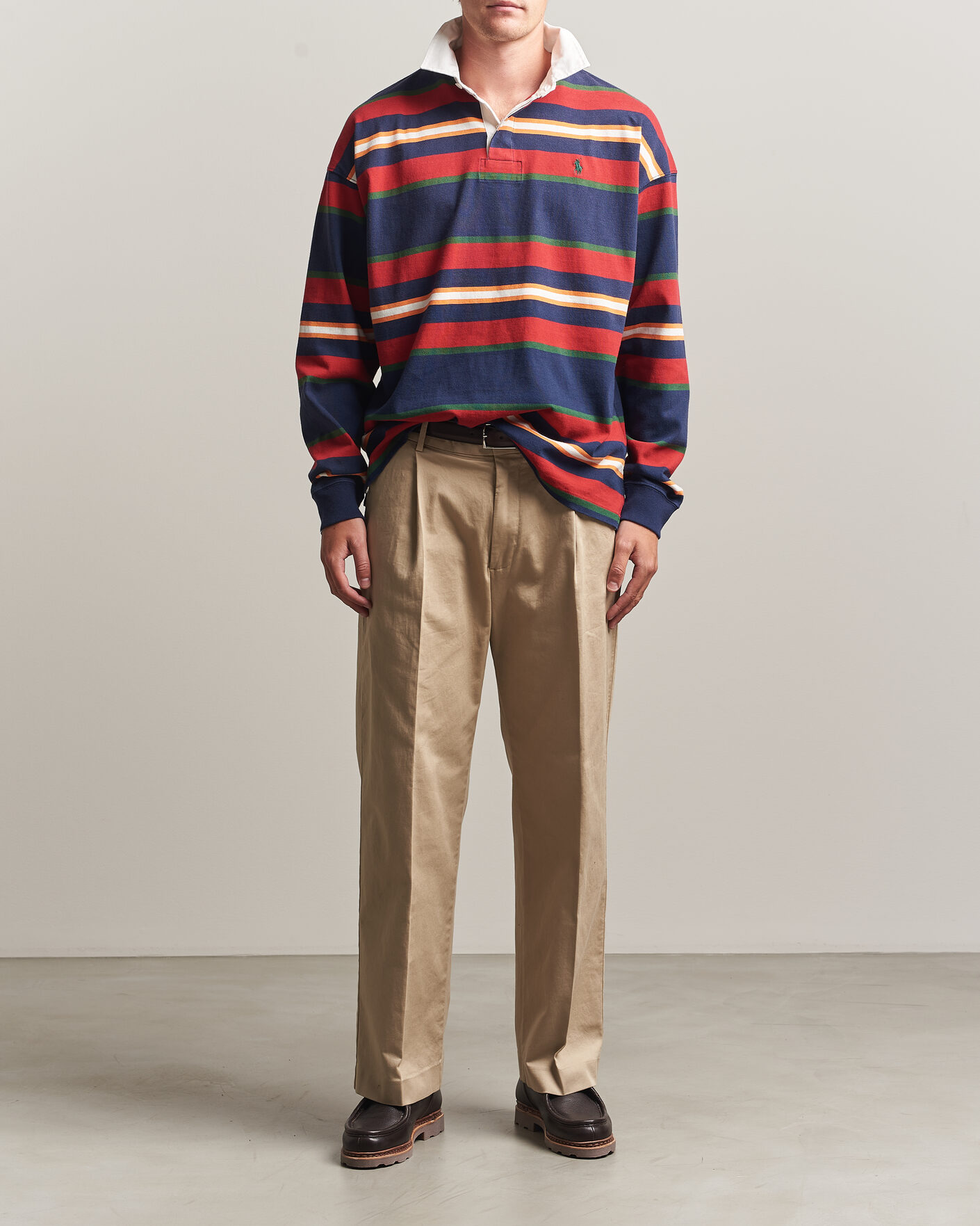 Mies | Puserot | Polo Ralph Lauren | Knitted Rugby Pullover Newport Navy Multi