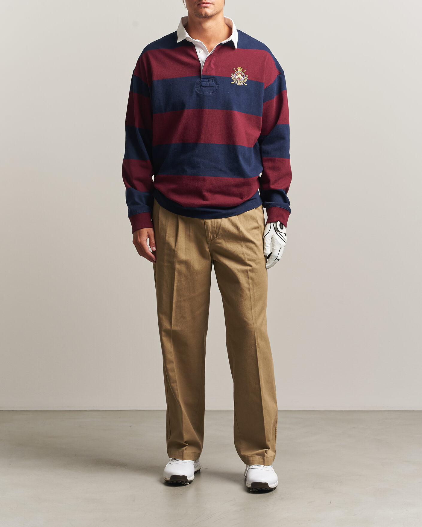 Mies | Puserot | RLX Ralph Lauren | Polo Ralph Lauren Rugby Long Sleeve Jersey Polo Classic Wine/Navy