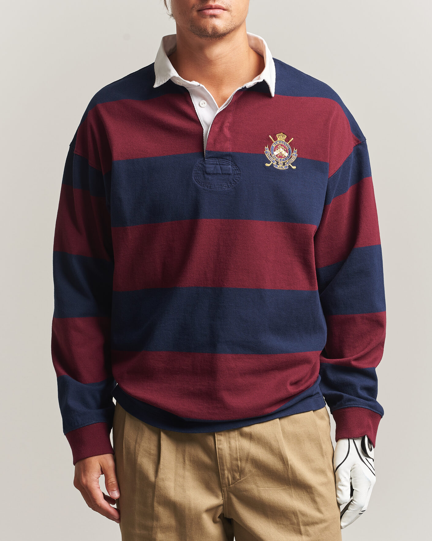 Mies | Puserot | RLX Ralph Lauren | Polo Ralph Lauren Rugby Long Sleeve Jersey Polo Classic Wine/Navy