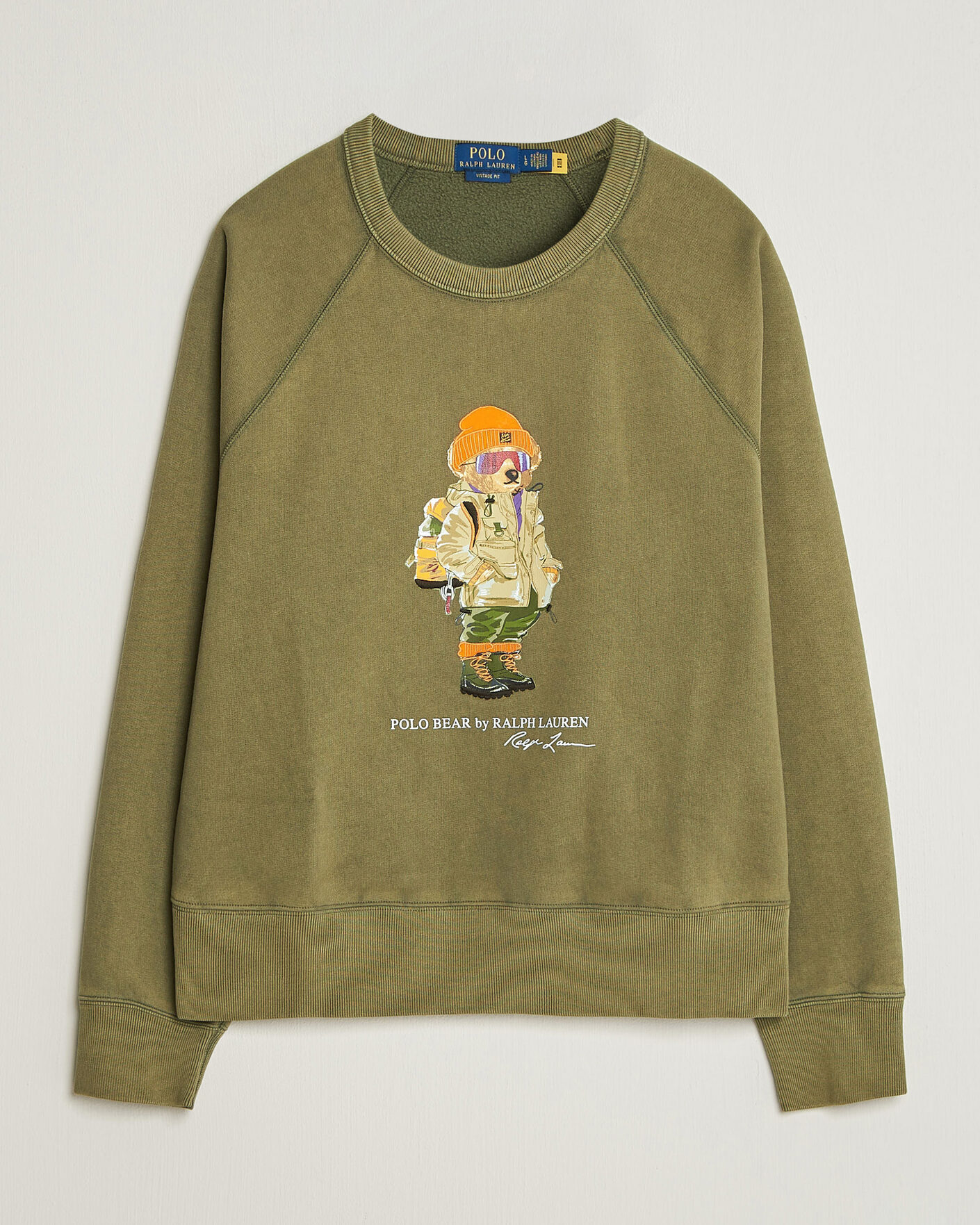 Mies | Puserot | Polo Ralph Lauren | Fleece Bear Sweatshirt Cruise Olive
