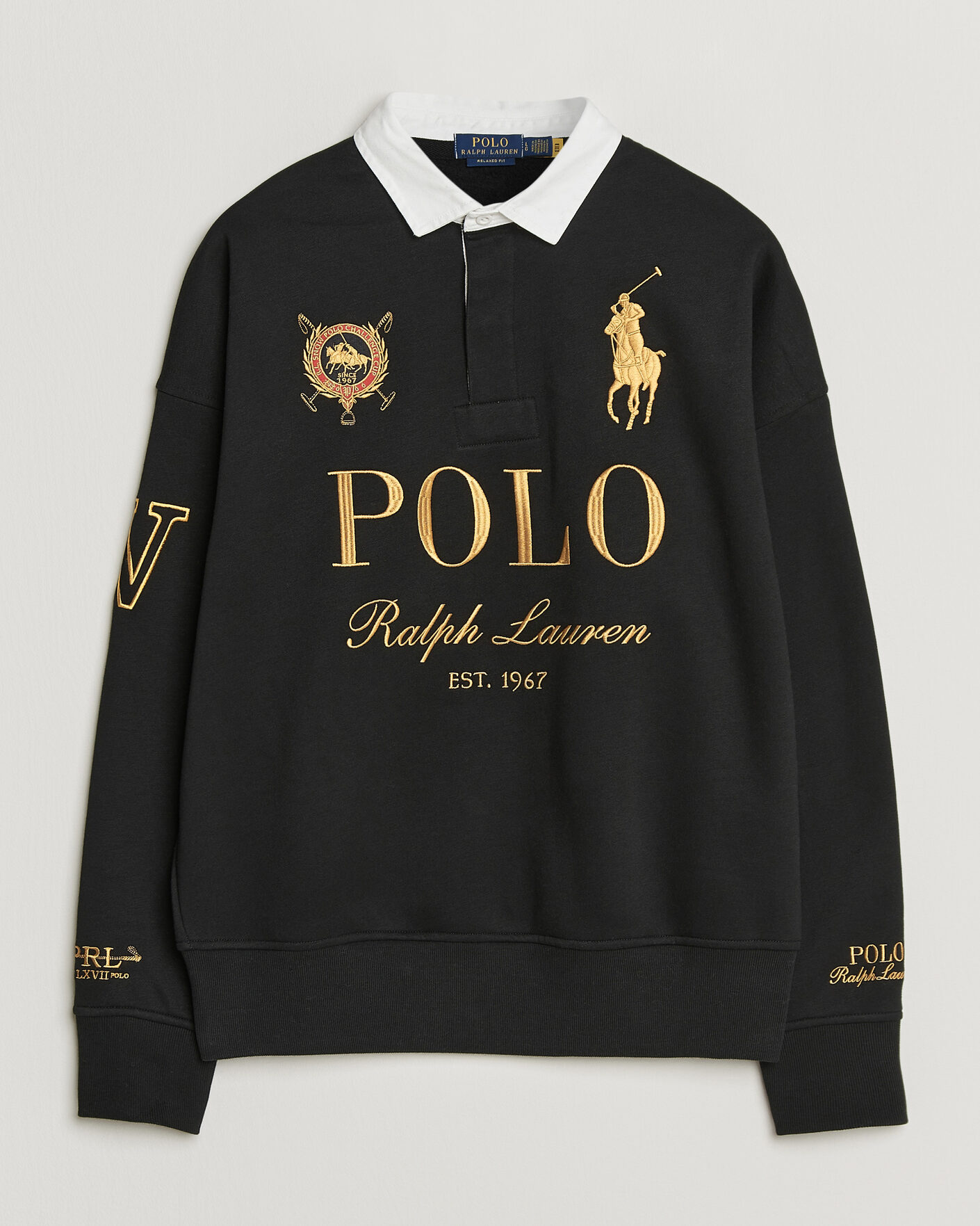 Mies | Puserot | Polo Ralph Lauren | Magic Fleece Printed Sweatshirt Polo Black