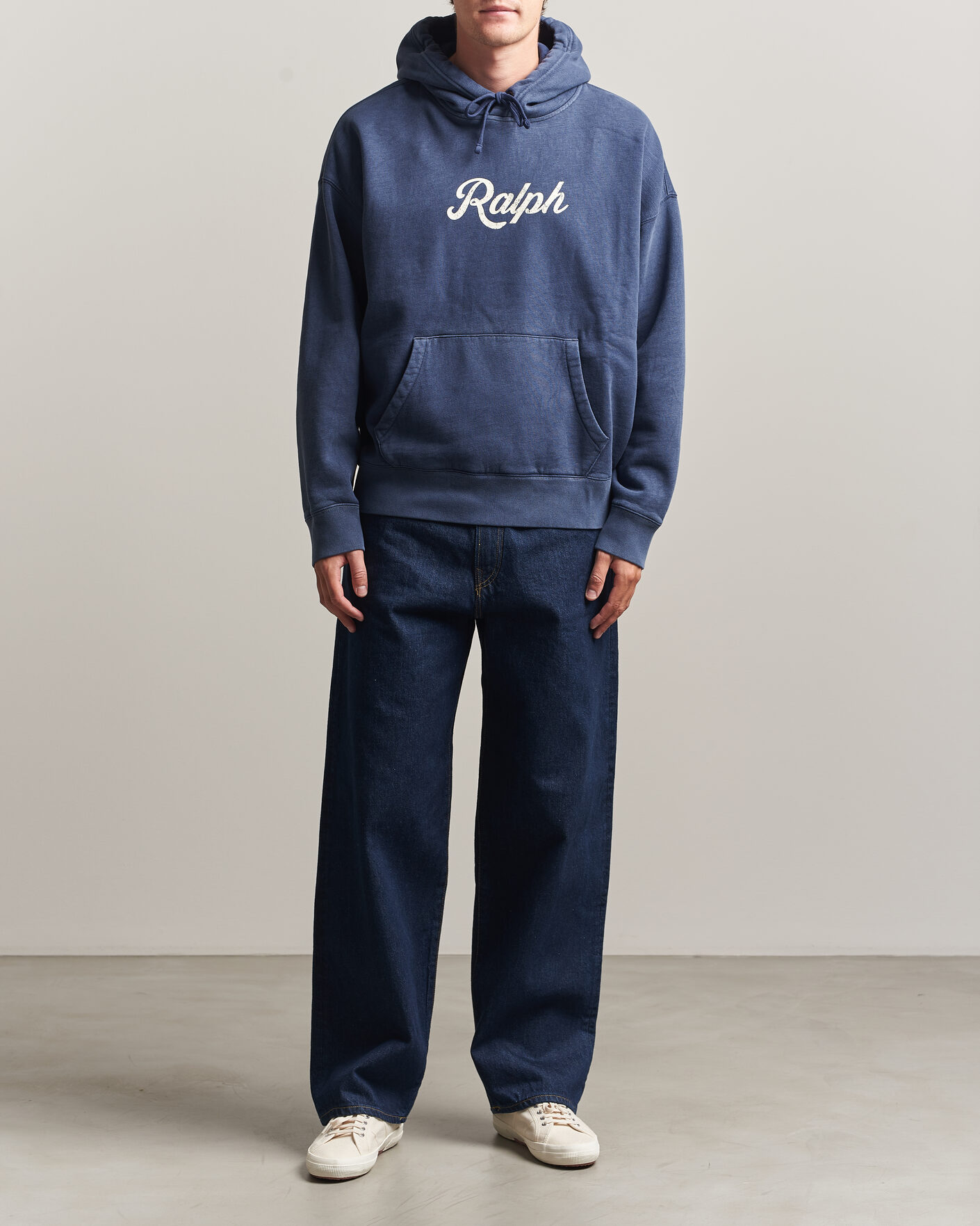 Mies | Puserot | Polo Ralph Lauren | Vintage Fleece Logo Hoodie Dark Cobalt