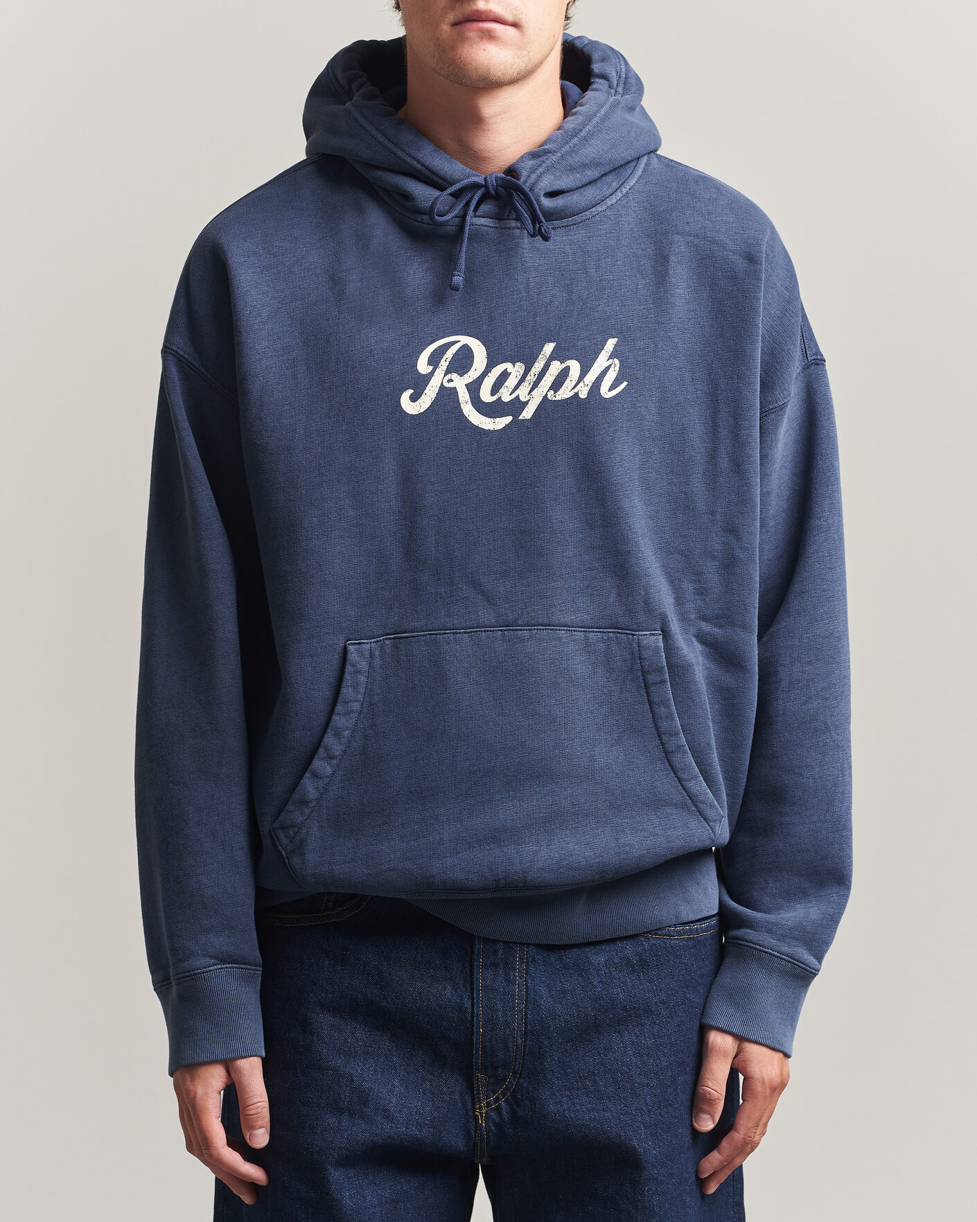 Mies | Puserot | Polo Ralph Lauren | Vintage Fleece Logo Hoodie Dark Cobalt