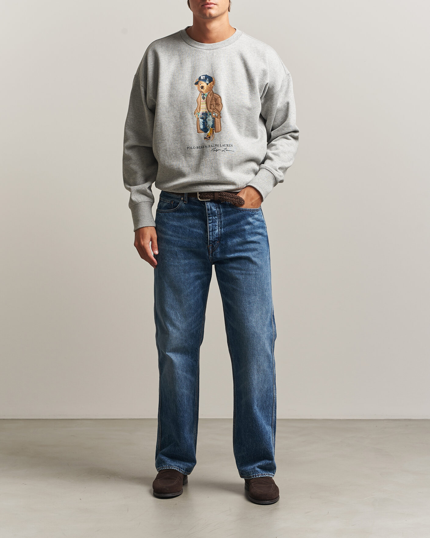 Mies | Puserot | Polo Ralph Lauren | Athletic Fleece Bear Sweatshirt Andover Heather