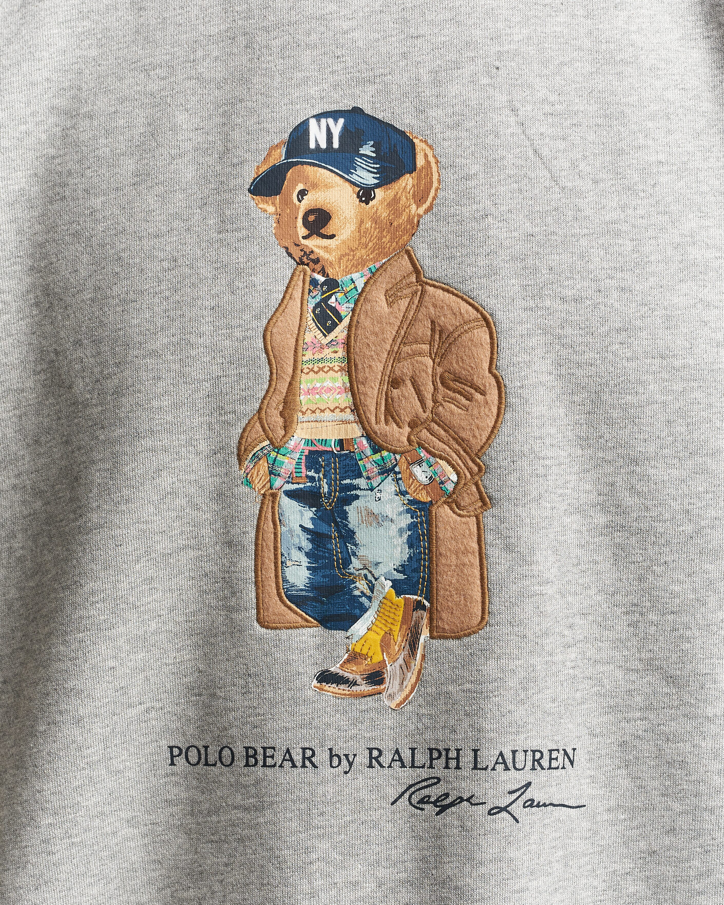 Mies | Puserot | Polo Ralph Lauren | Athletic Fleece Bear Sweatshirt Andover Heather