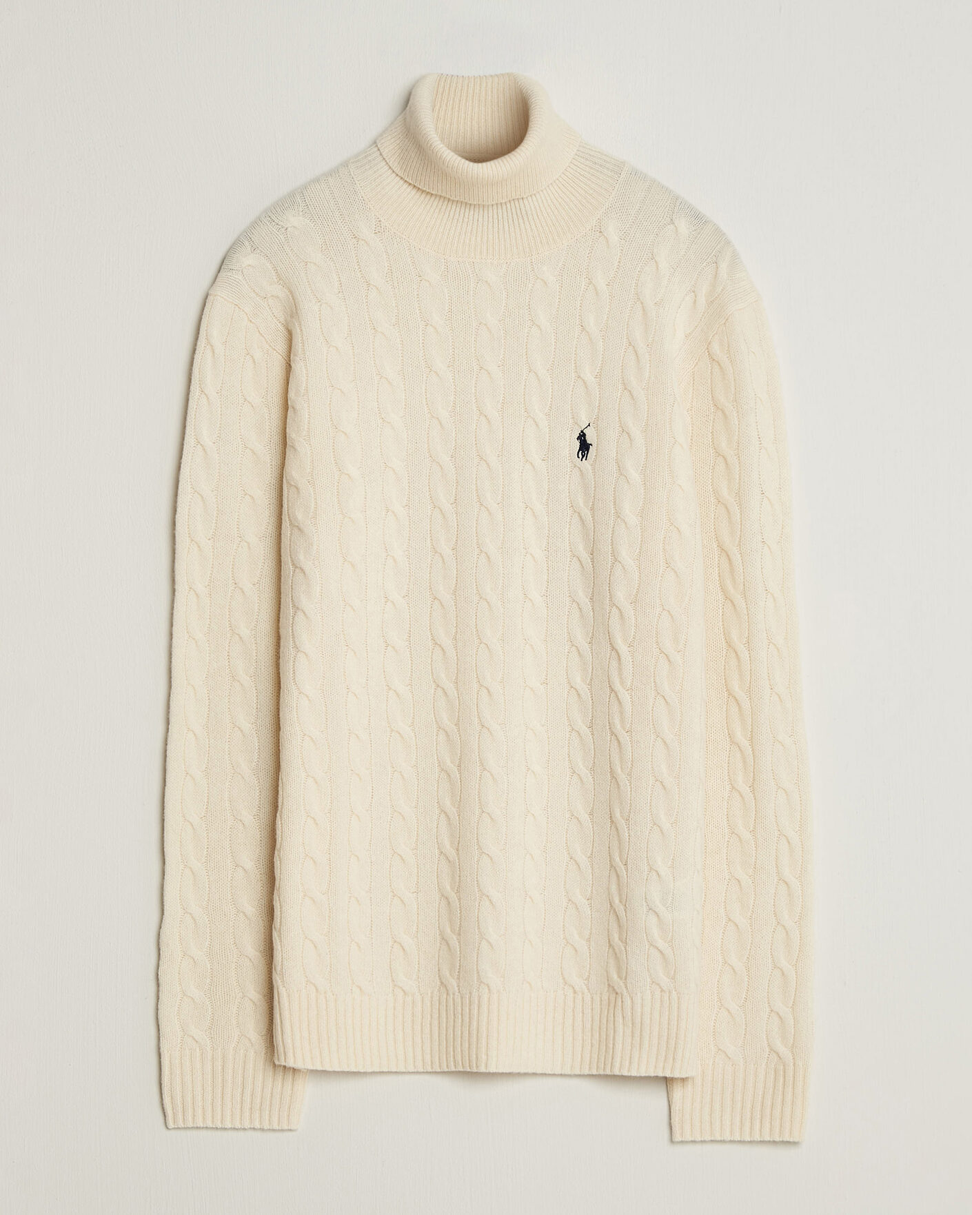 Mies | Puserot | Polo Ralph Lauren | Wool/Cashmere Rollneck Andover Cream