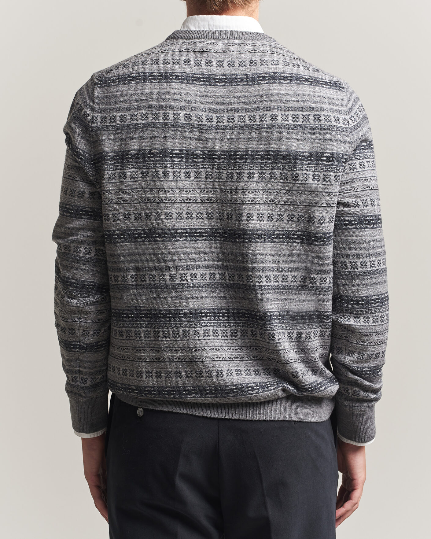 Mies | Puserot | Polo Ralph Lauren | Fair Isle Merino Sweater Grey Combo