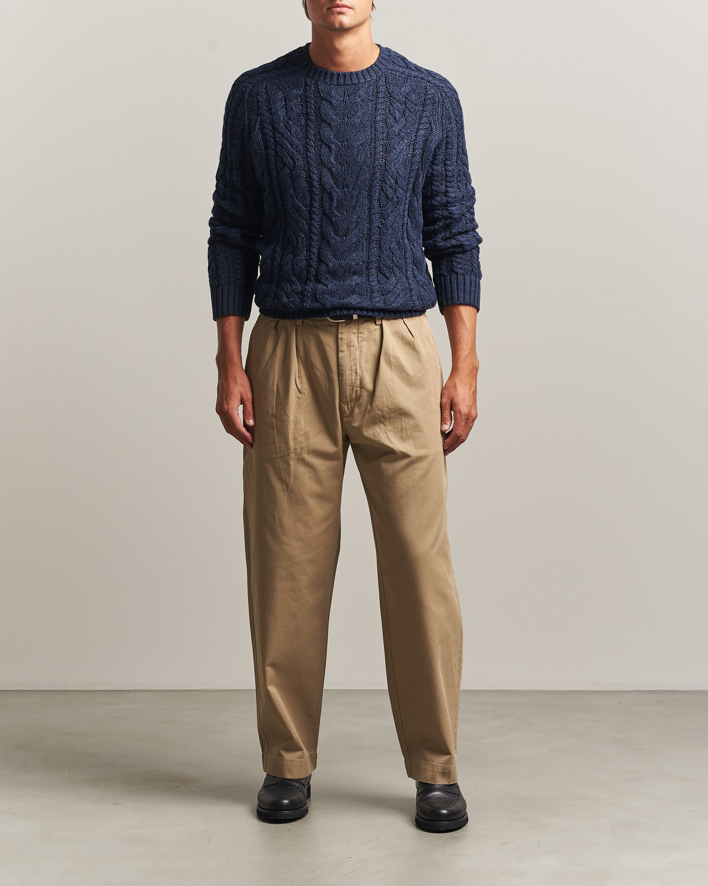 Mies | Puserot | Polo Ralph Lauren | Cotton Marl Pullover Navy Combo