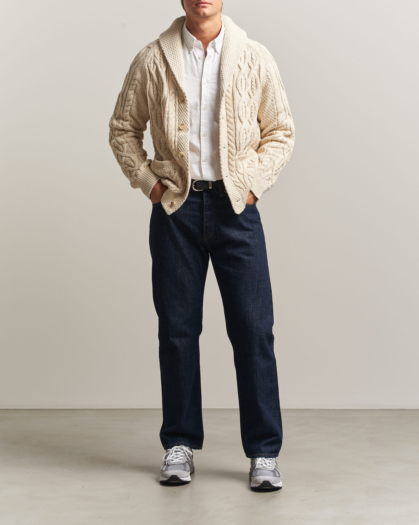 Mies | Puserot | Polo Ralph Lauren | Cotton Marl Cardigan Oatmeal Combo